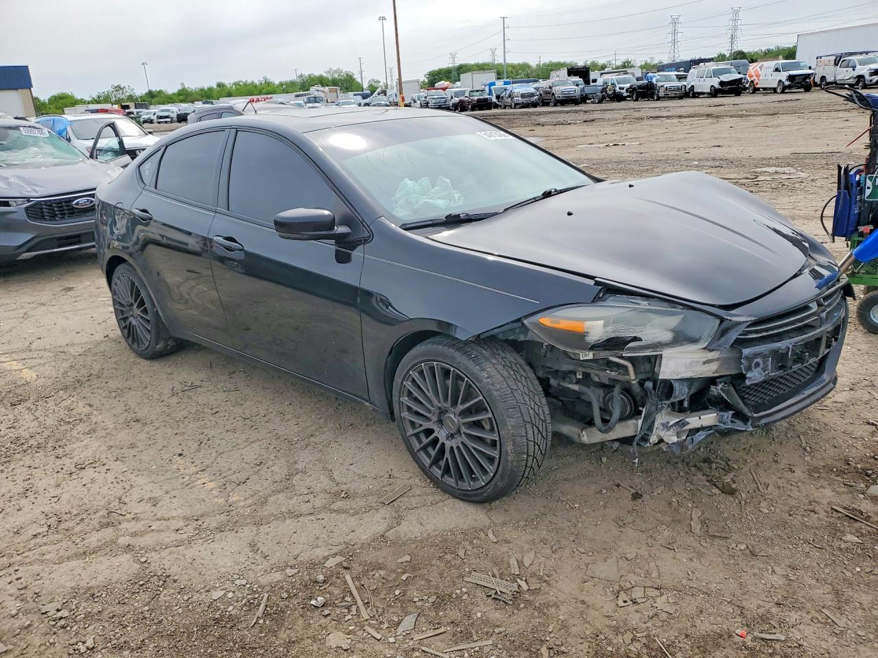 2015 Dodge Dart Gt Black vin: 1C3CDFEB4FD346072