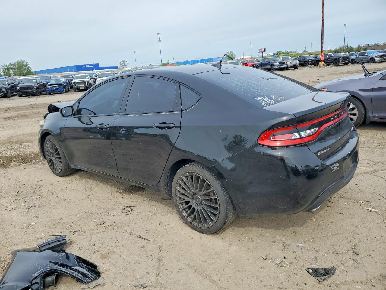 2015 Dodge Dart Gt Black vin: 1C3CDFEB4FD346072