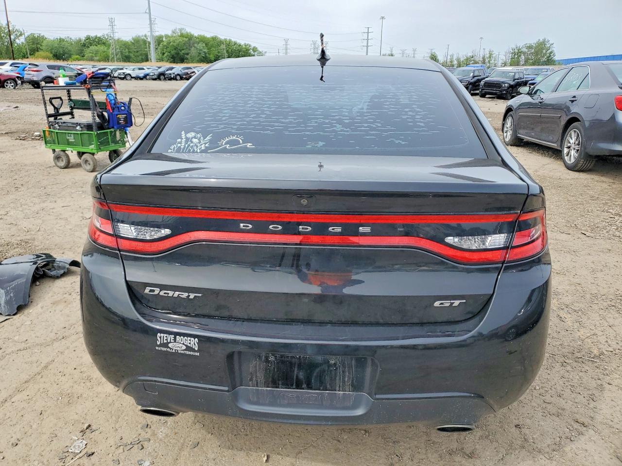 2015 Dodge Dart Gt Black vin: 1C3CDFEB4FD346072