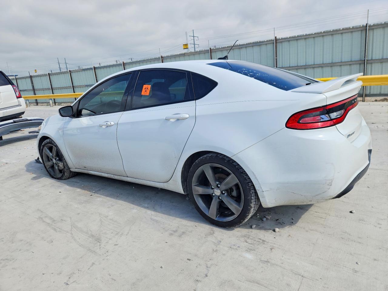 2014 Dodge Dart Gt White vin: 1C3CDFEB5ED866537