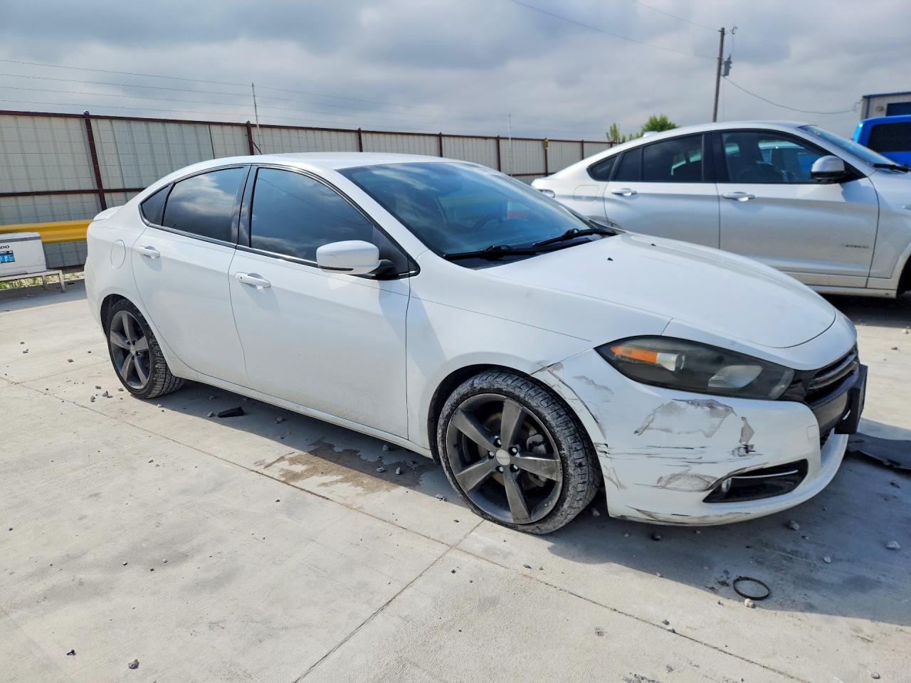 2014 Dodge Dart Gt White vin: 1C3CDFEB5ED866537