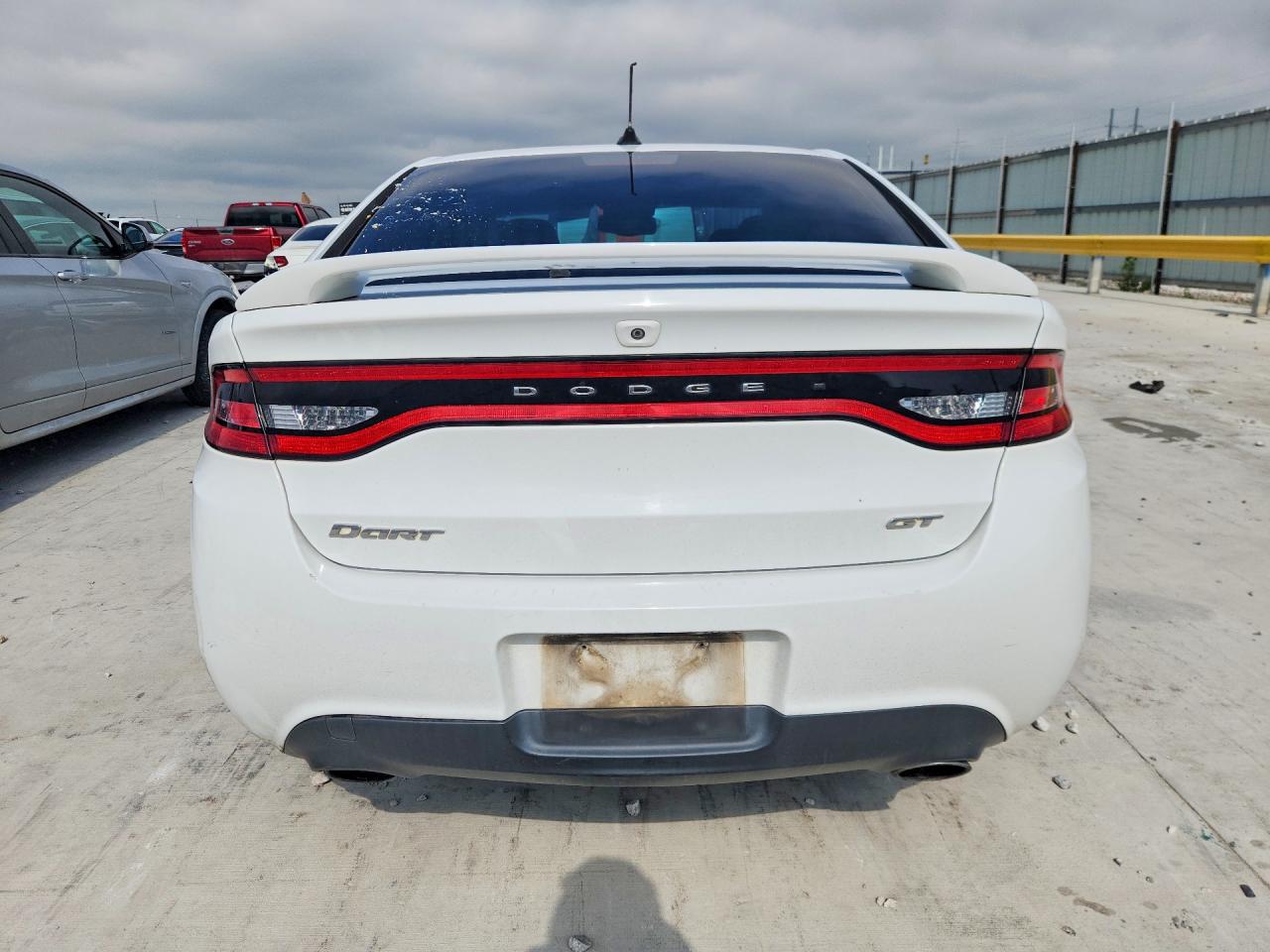 2014 Dodge Dart Gt White vin: 1C3CDFEB5ED866537