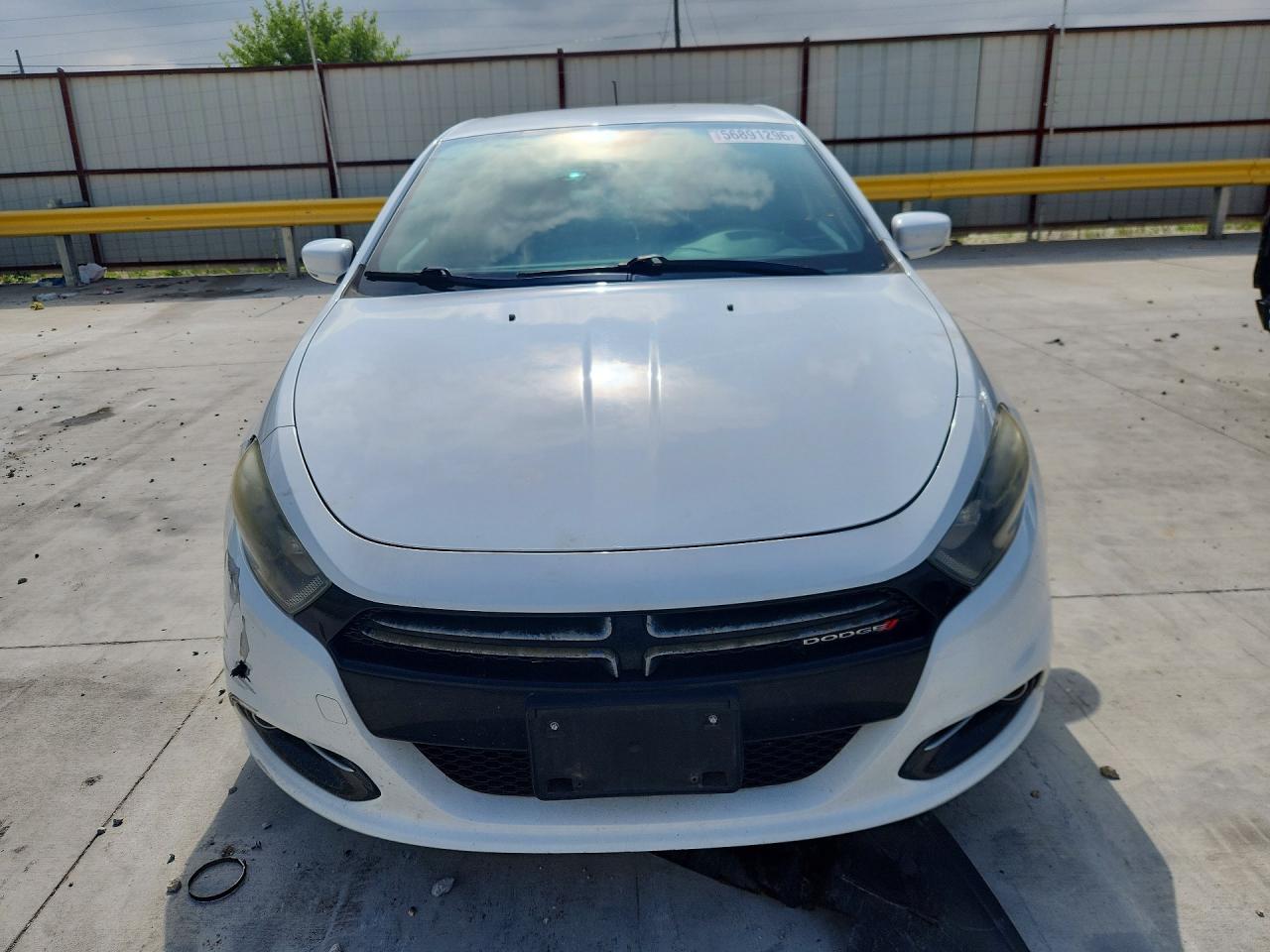 2014 Dodge Dart Gt White vin: 1C3CDFEB5ED866537