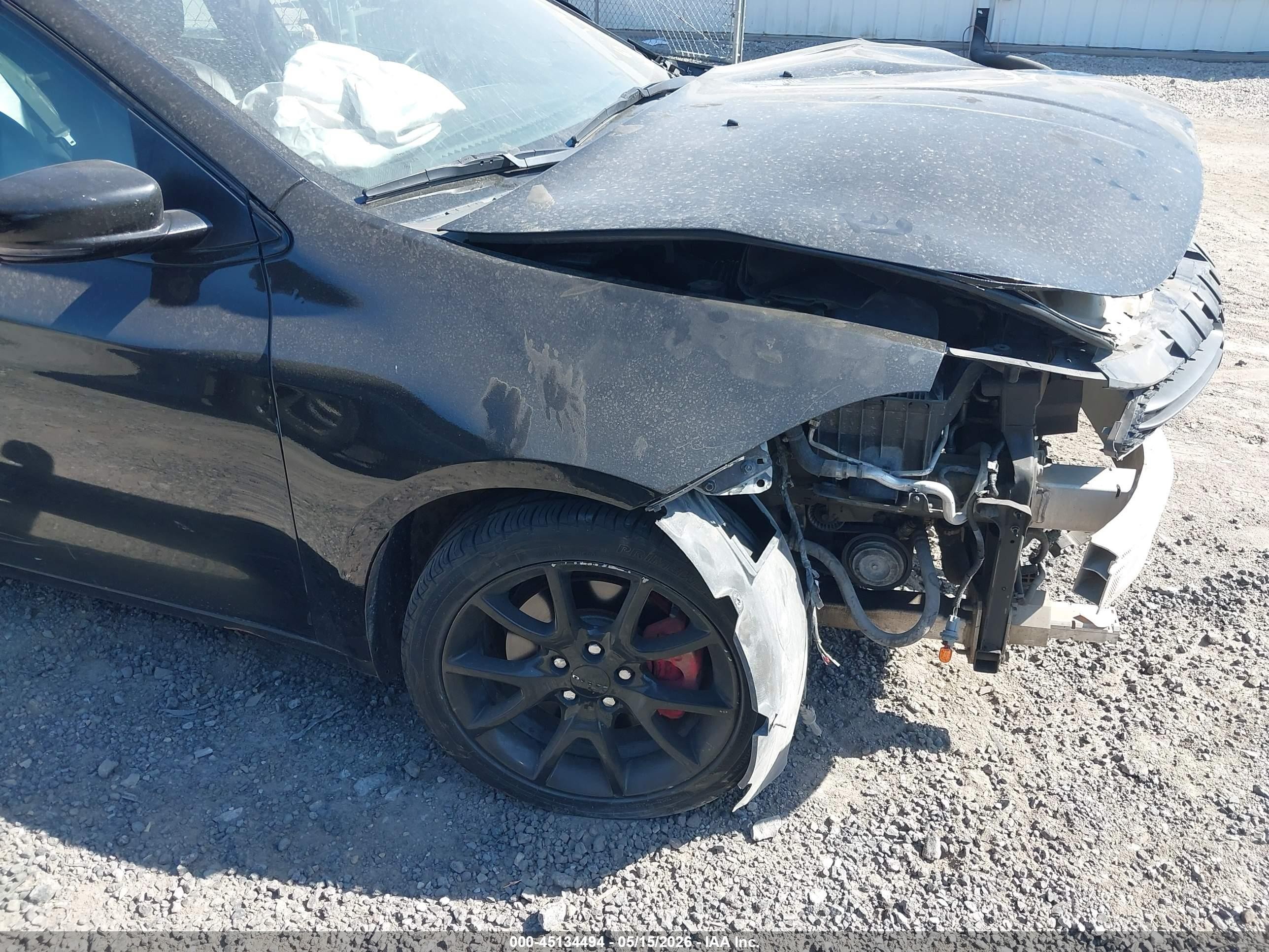 2014 Dodge Dart Gt Black vin: 1C3CDFEB5ED906227