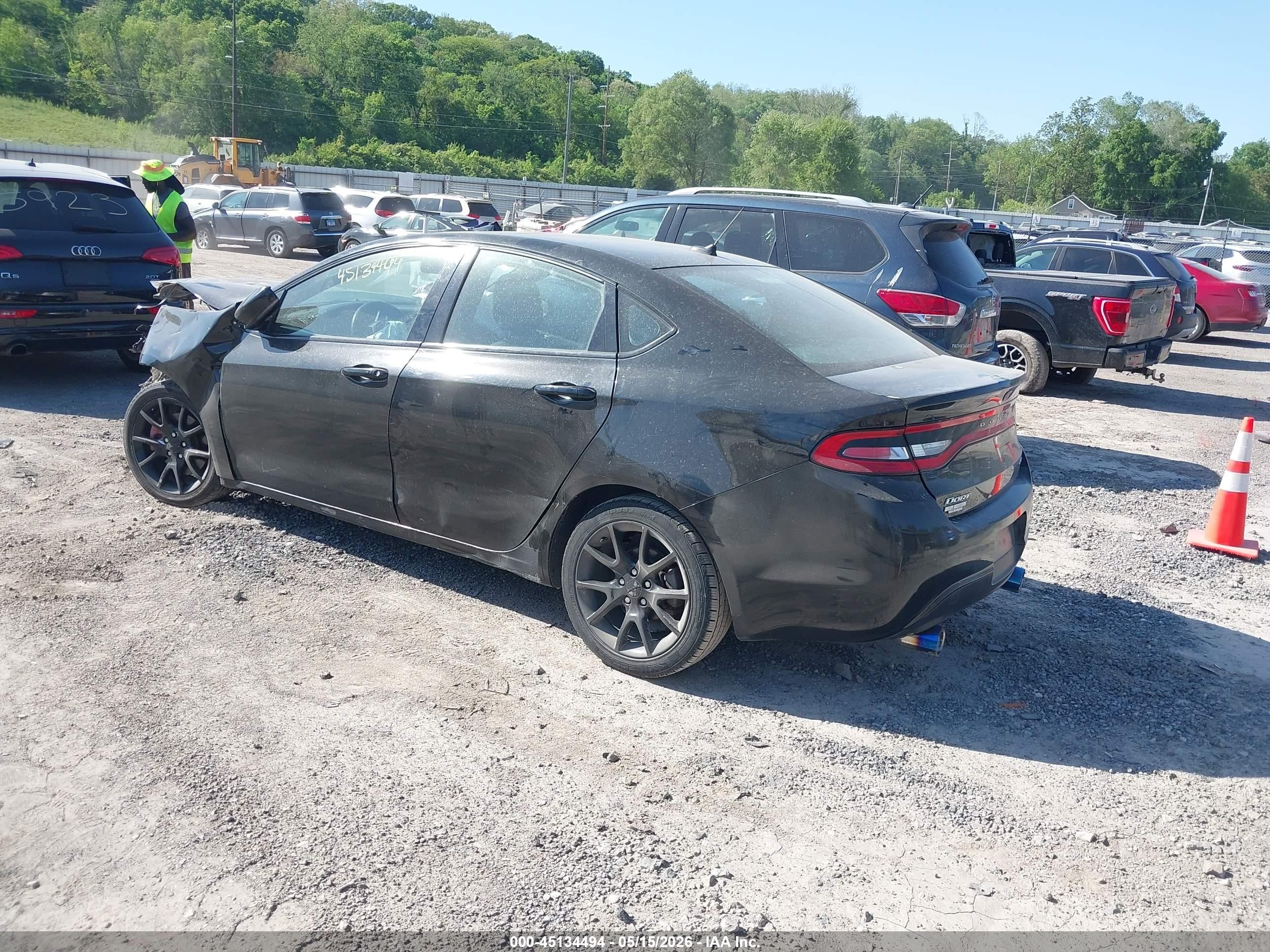 2014 Dodge Dart Gt Black vin: 1C3CDFEB5ED906227