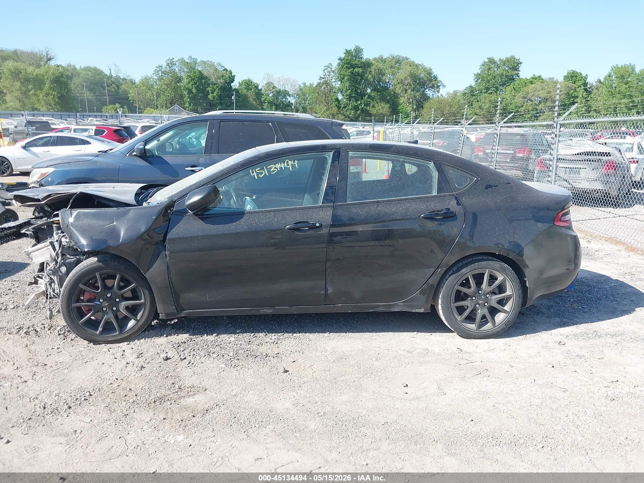 2014 Dodge Dart Gt Black vin: 1C3CDFEB5ED906227