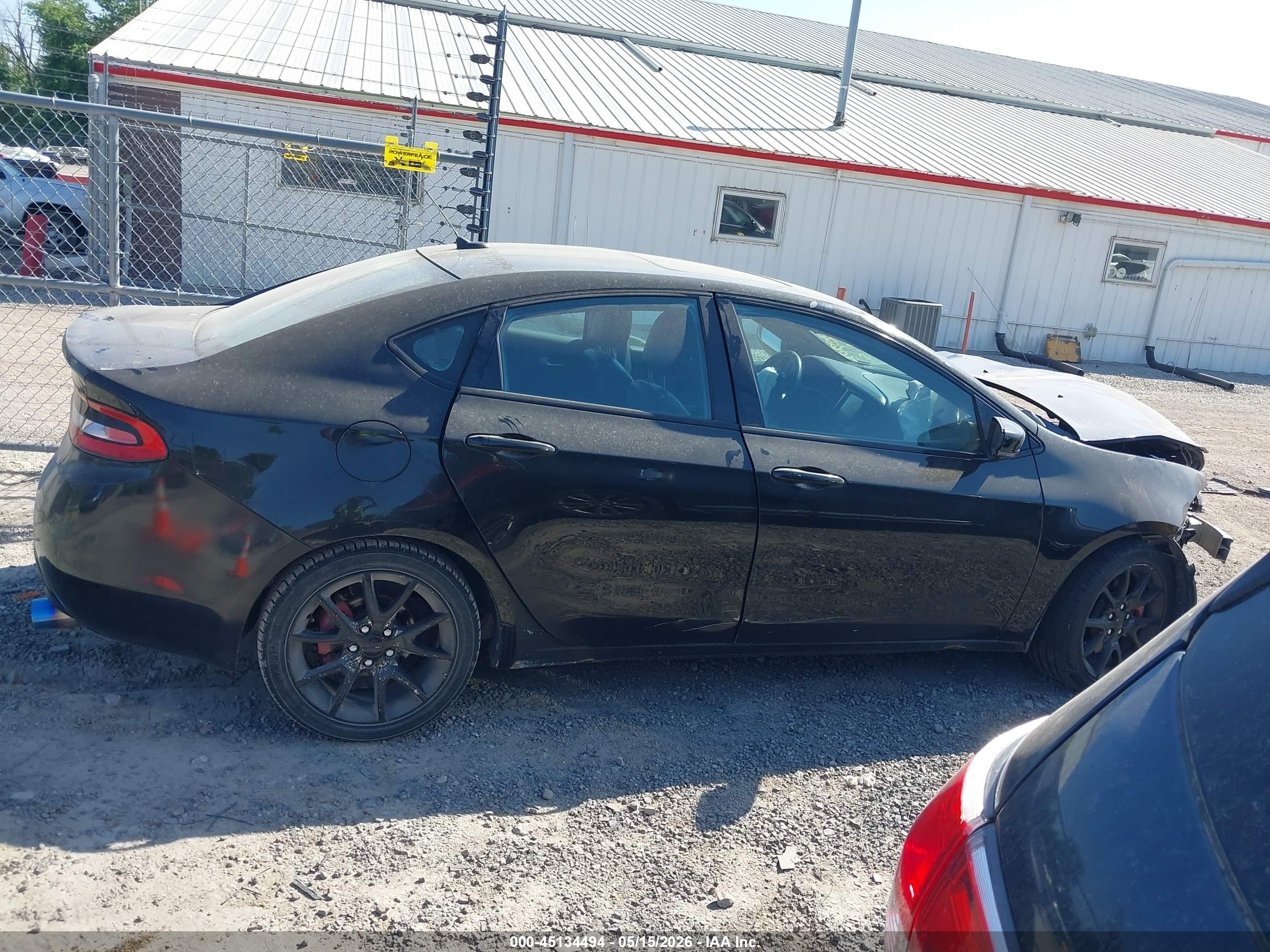2014 Dodge Dart Gt Black vin: 1C3CDFEB5ED906227