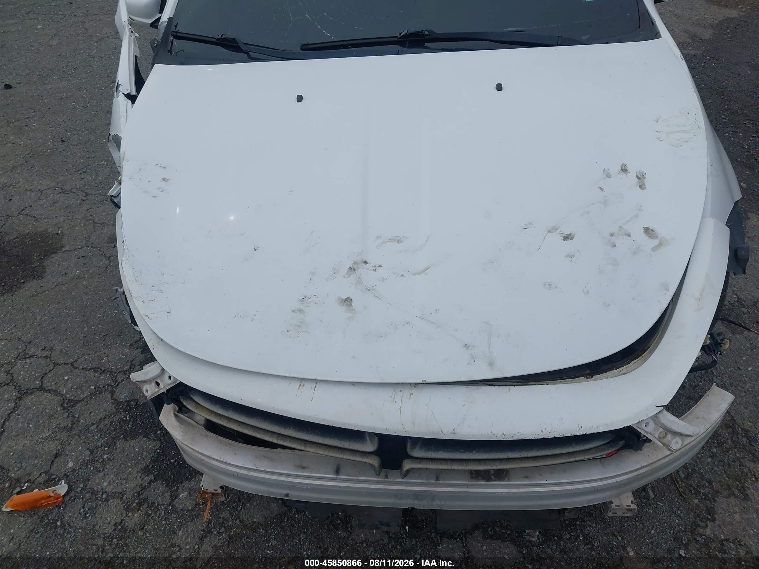 2014 Dodge Dart Gt White vin: 1C3CDFEB5ED906518