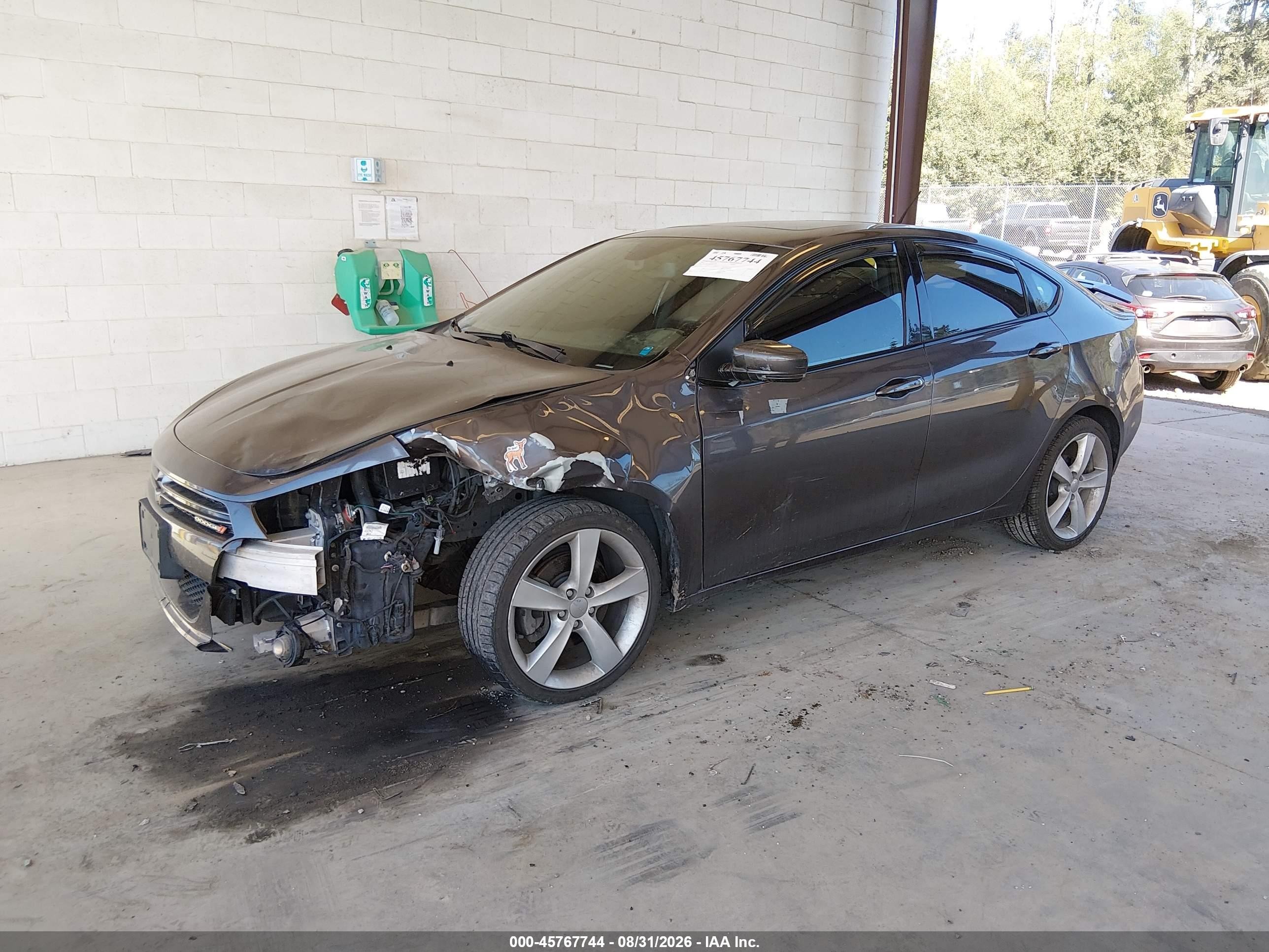 2015 Dodge Dart Gt Gray vin: 1C3CDFEB5FD141795