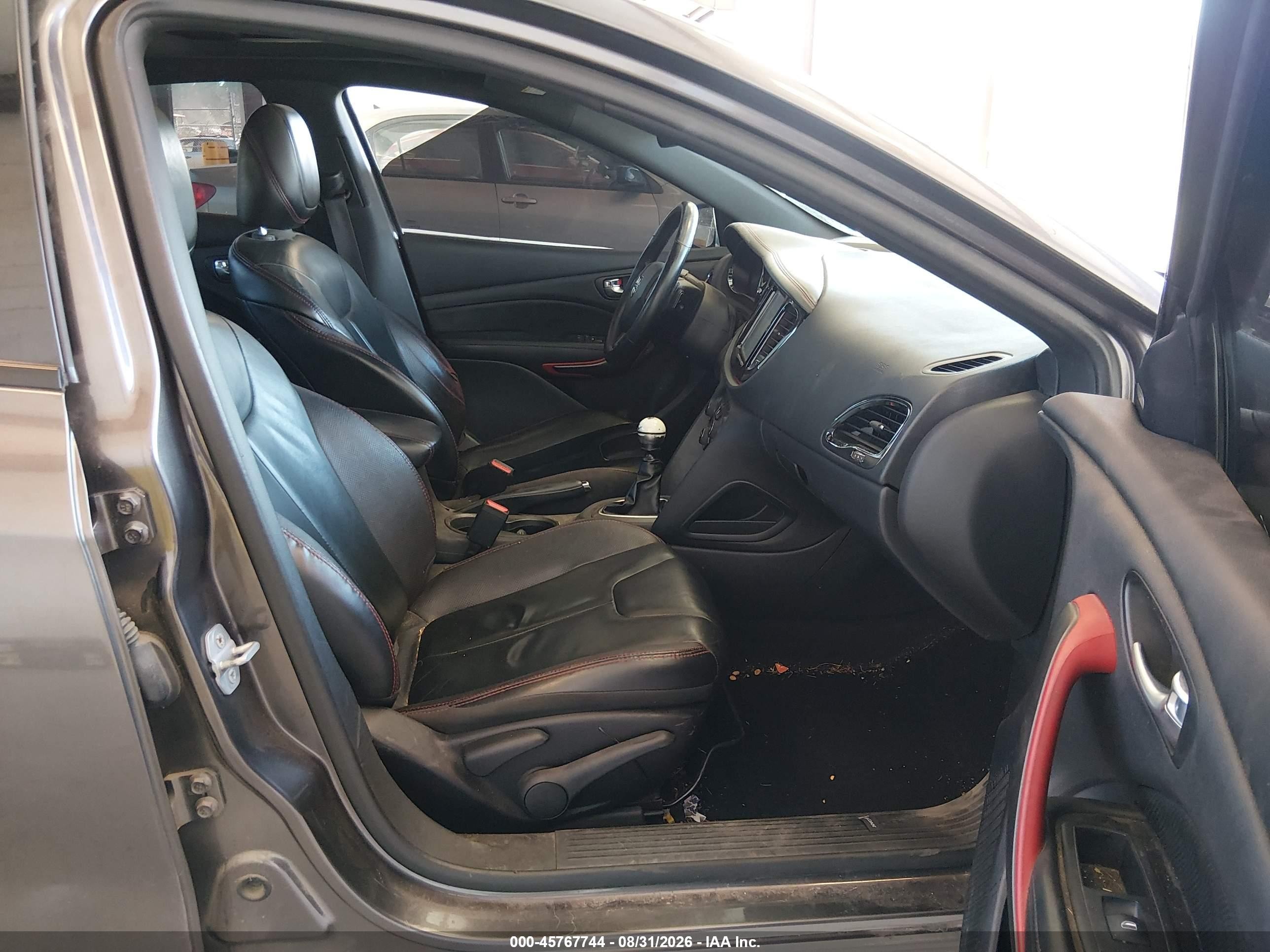 2015 Dodge Dart Gt Gray vin: 1C3CDFEB5FD141795