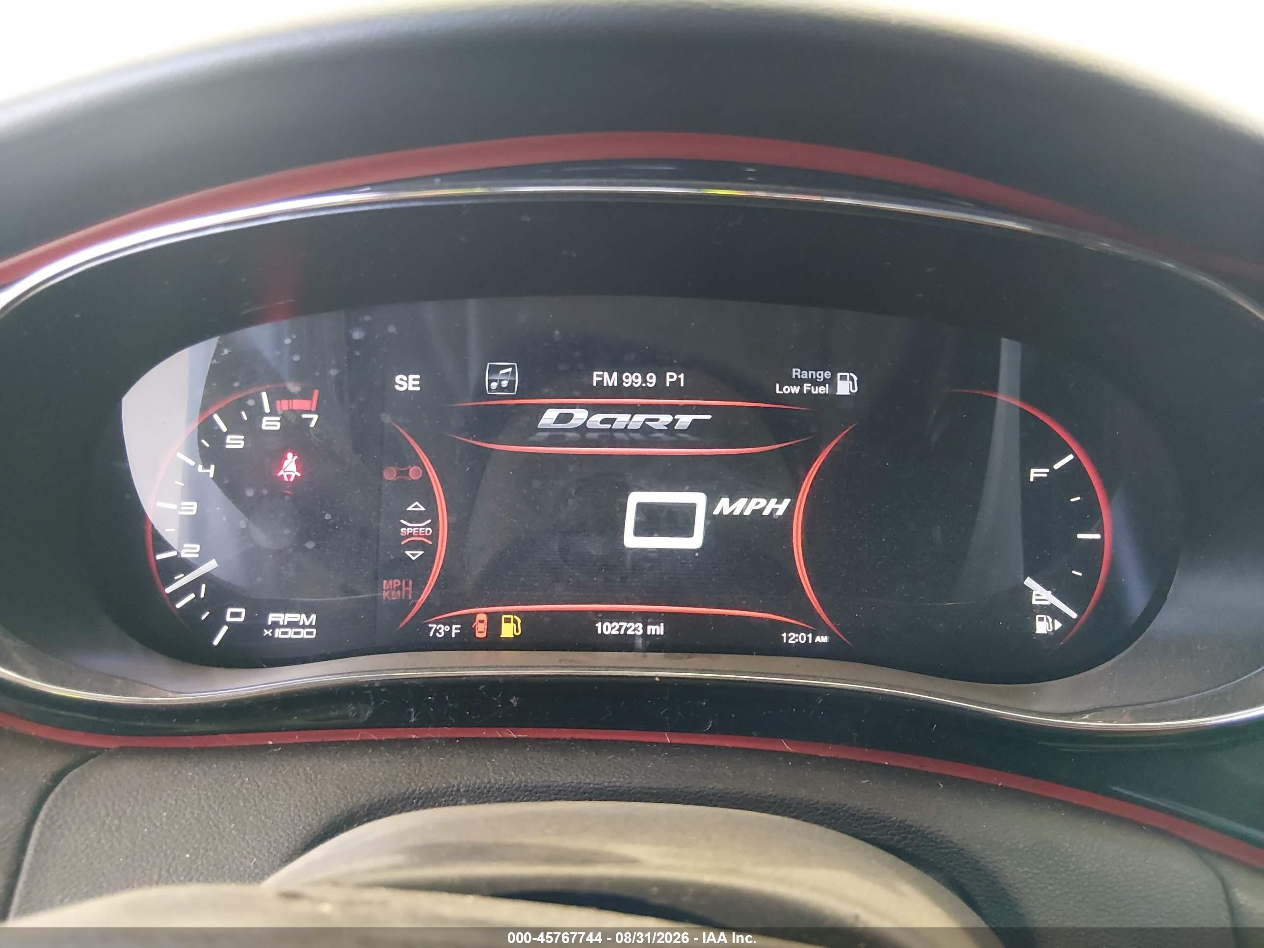 2015 Dodge Dart Gt Gray vin: 1C3CDFEB5FD141795