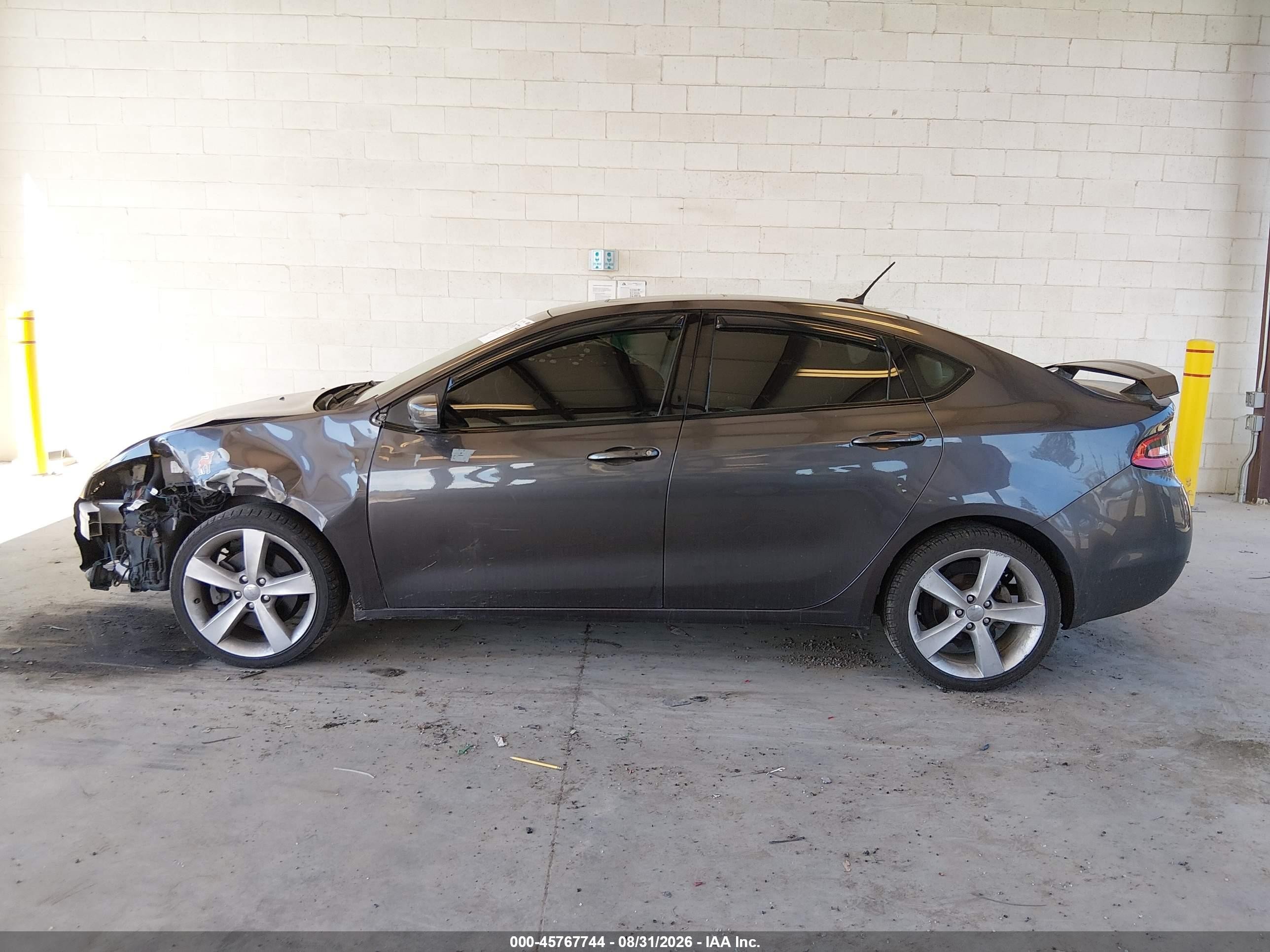 2015 Dodge Dart Gt Gray vin: 1C3CDFEB5FD141795
