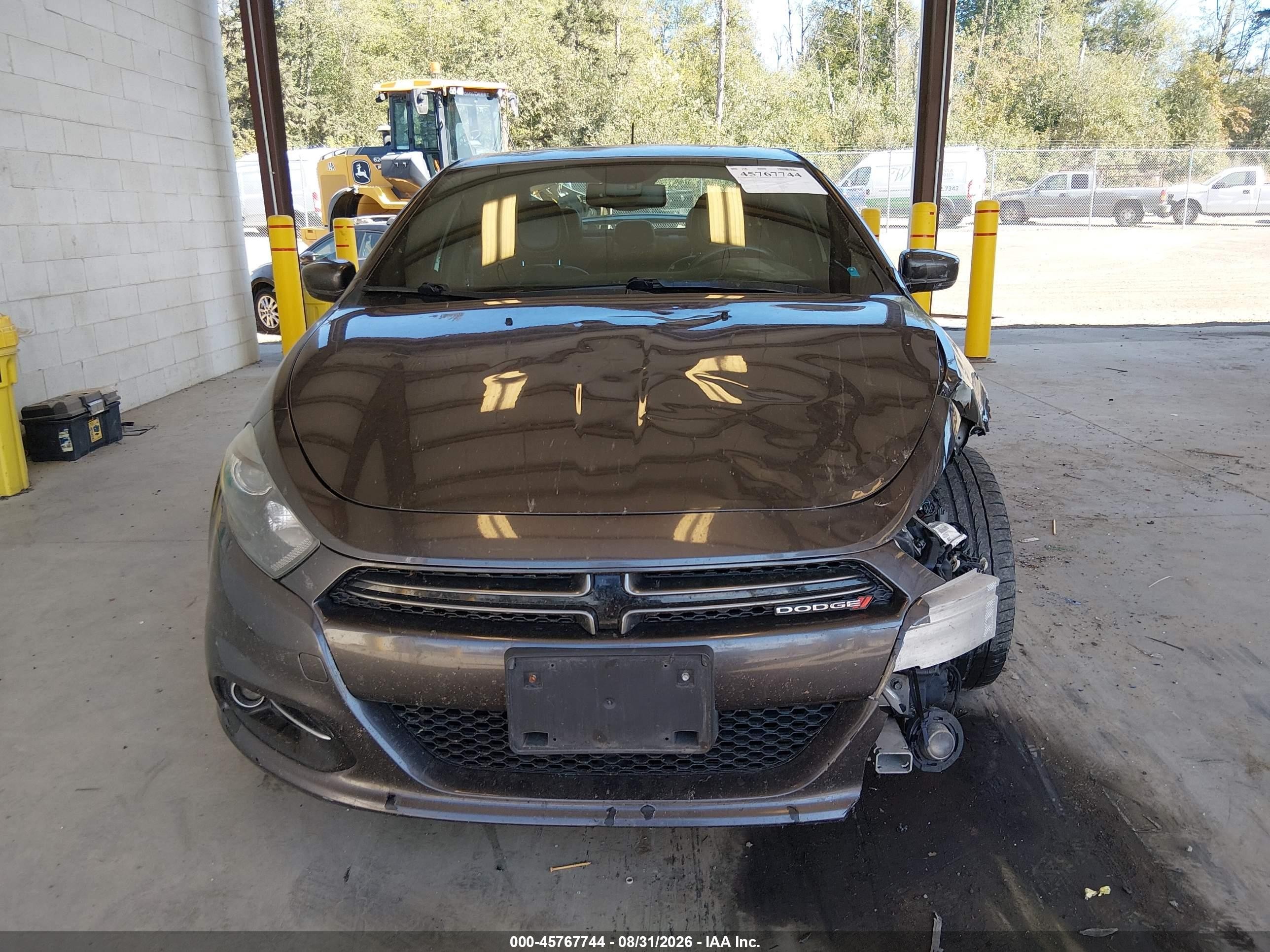 2015 Dodge Dart Gt Gray vin: 1C3CDFEB5FD141795