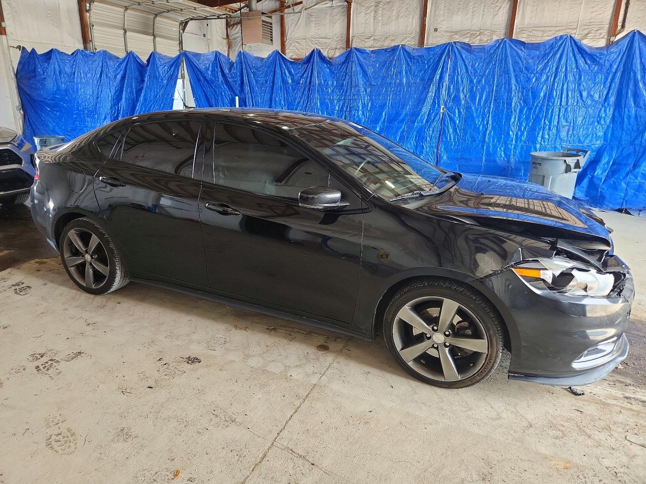 2015 Dodge Dart Black vin: 1C3CDFEB5FD174330