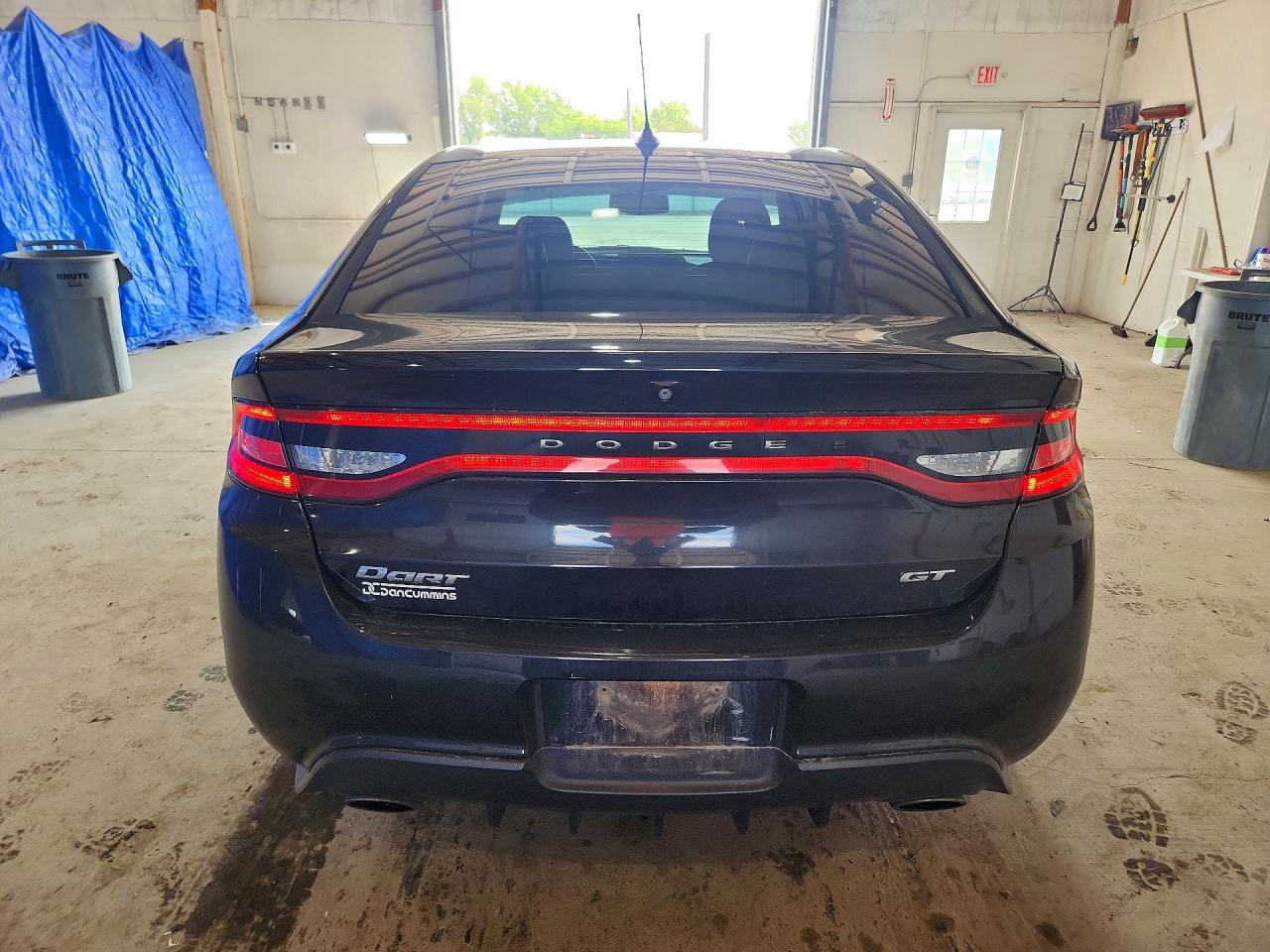 2015 Dodge Dart Black vin: 1C3CDFEB5FD174330