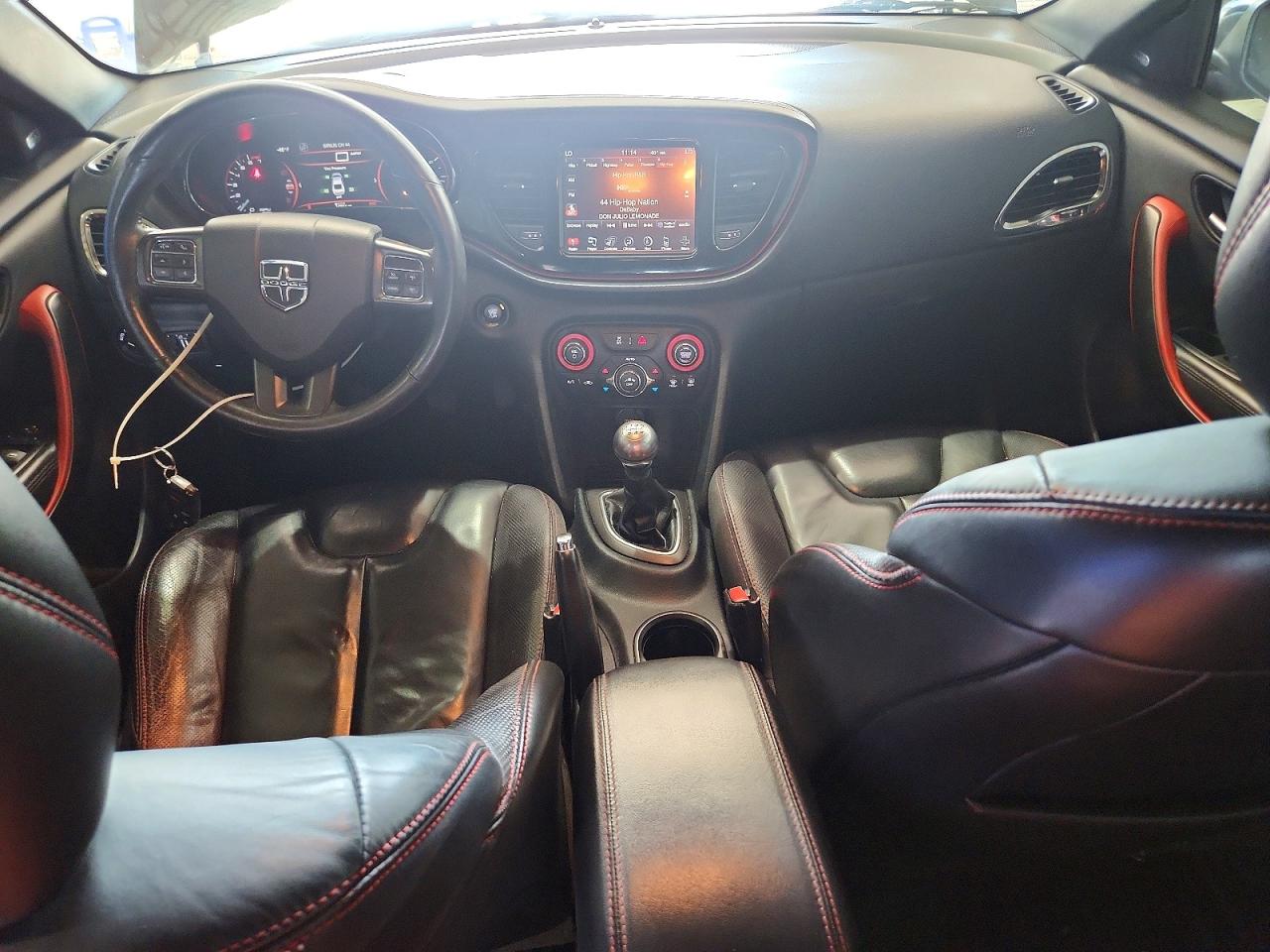 2015 Dodge Dart Black vin: 1C3CDFEB5FD174330