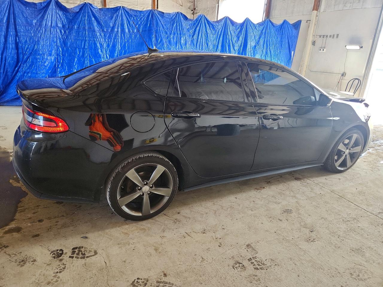 2015 Dodge Dart Black vin: 1C3CDFEB5FD174330