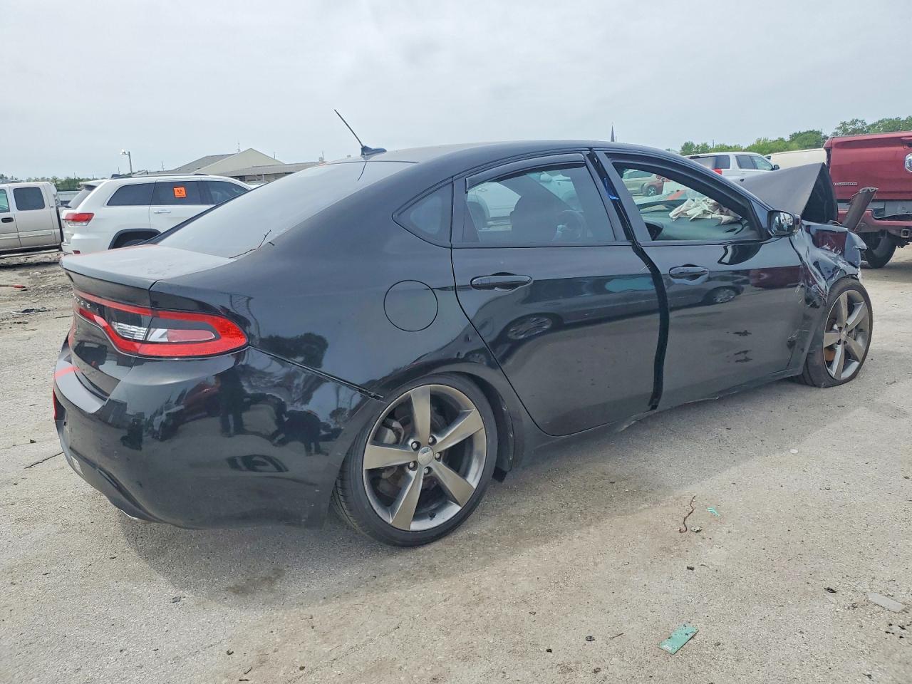 2014 Dodge Dart Gt Black vin: 1C3CDFEB6ED732457