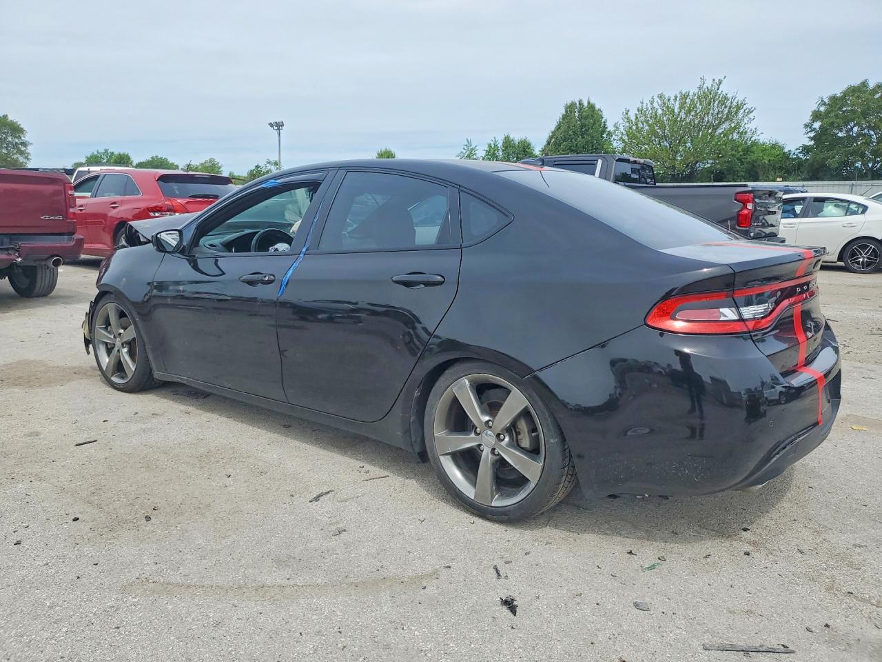 2014 Dodge Dart Gt Black vin: 1C3CDFEB6ED732457