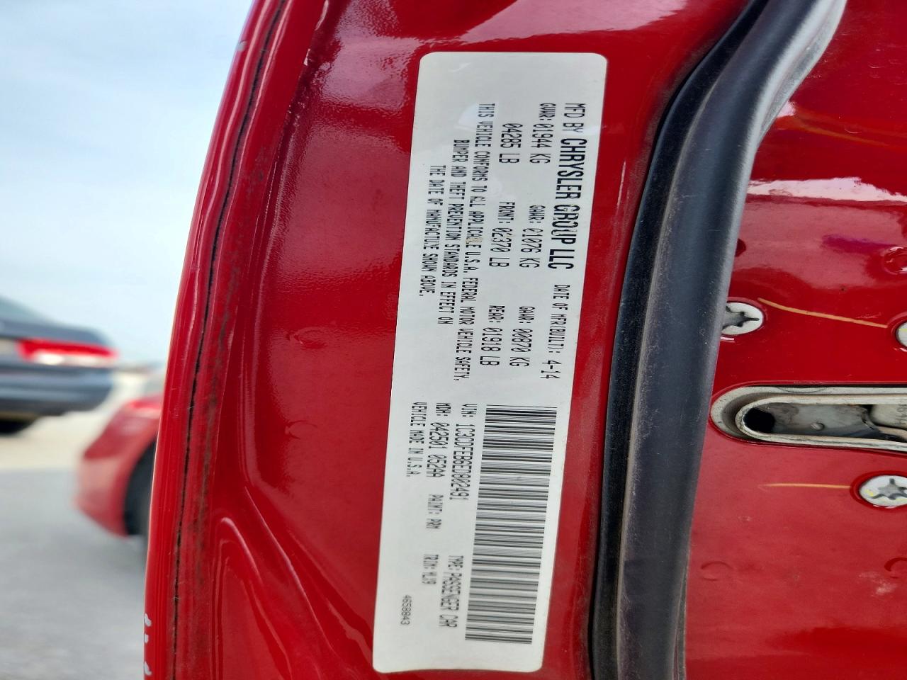 2014 Dodge Dart Gt Red vin: 1C3CDFEB6ED802491