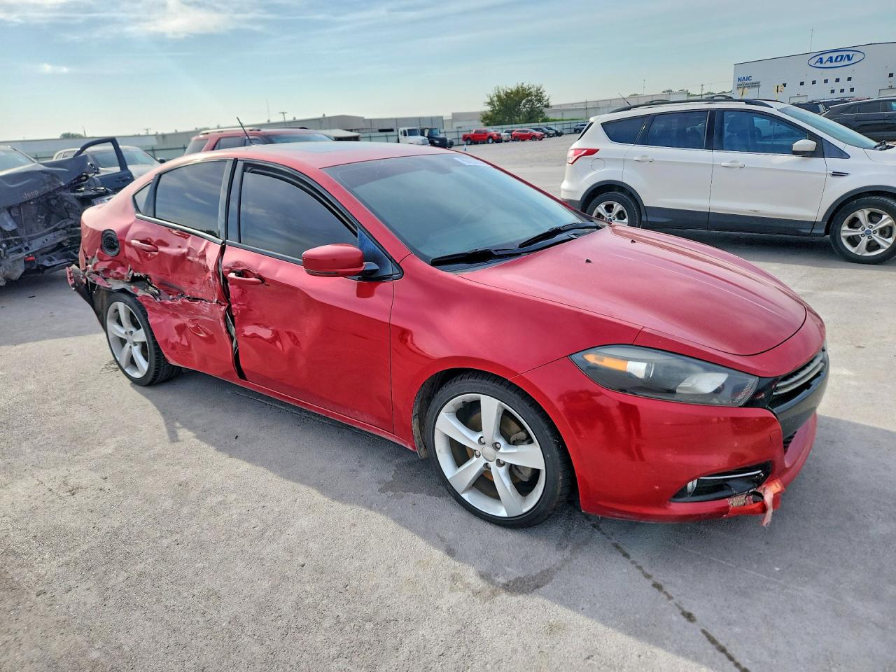 2014 Dodge Dart Gt Red vin: 1C3CDFEB6ED802491