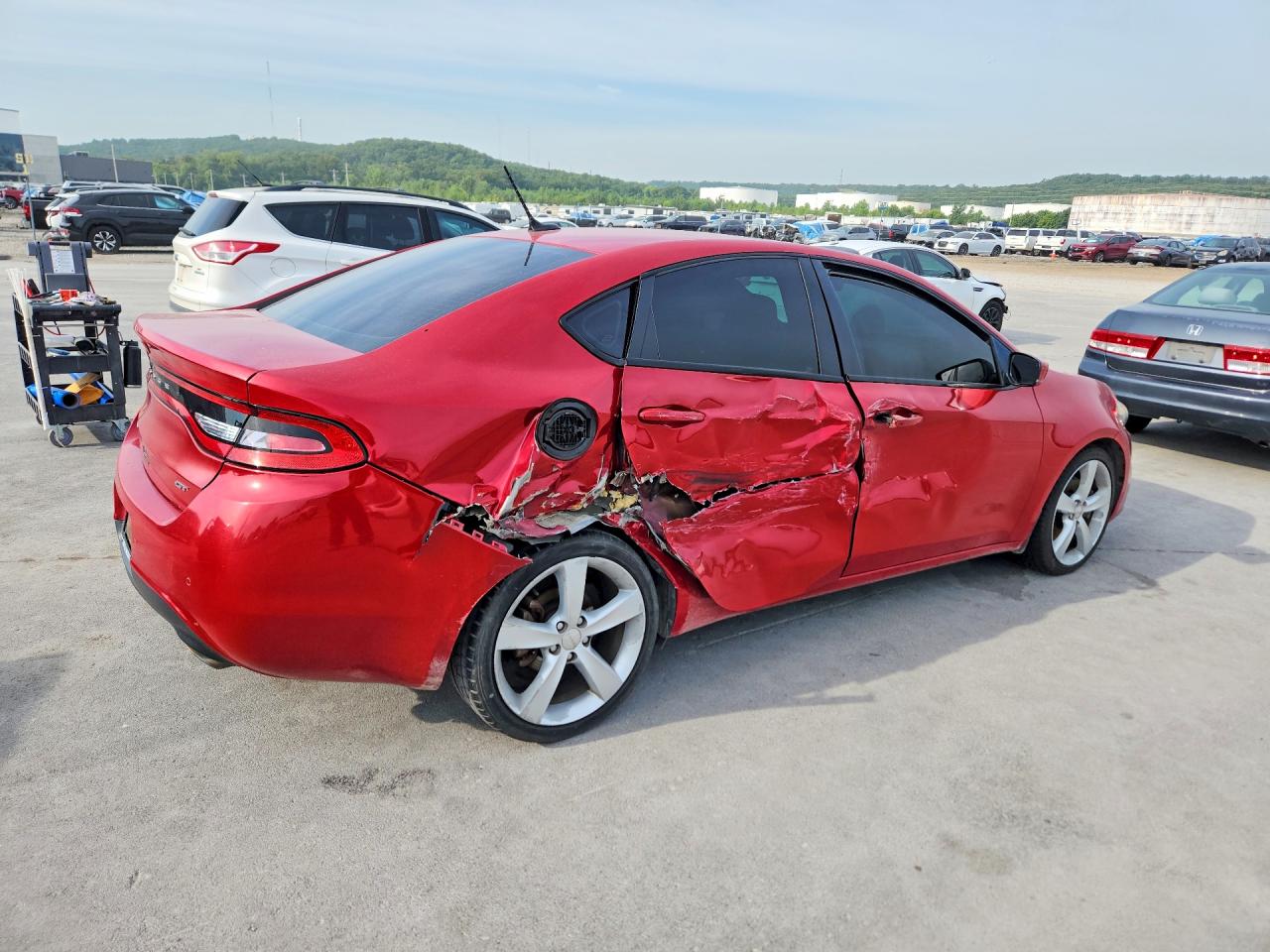 2014 Dodge Dart Gt Red vin: 1C3CDFEB6ED802491