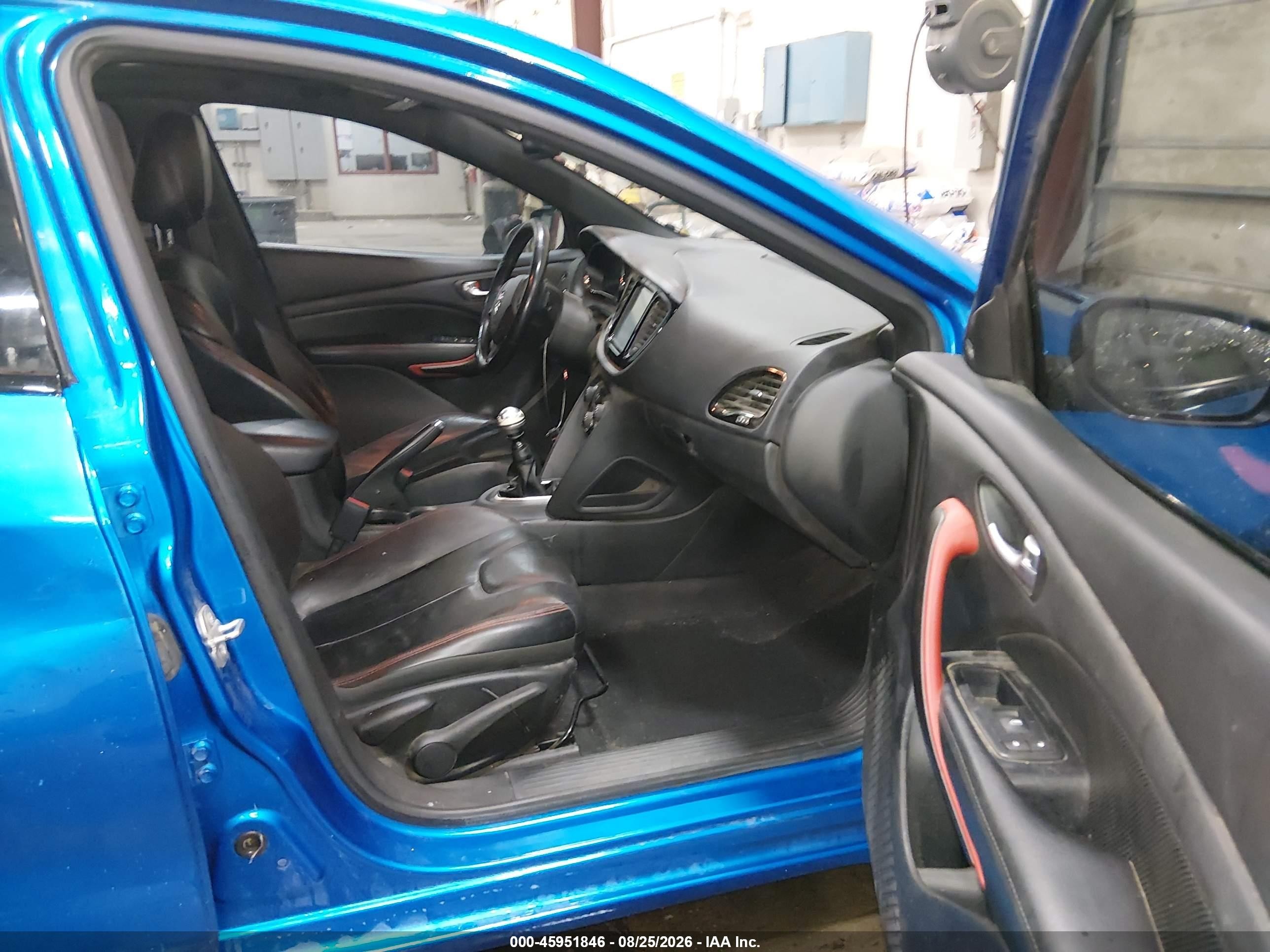 2015 Dodge Dart Gt Blue vin: 1C3CDFEB6FD368980