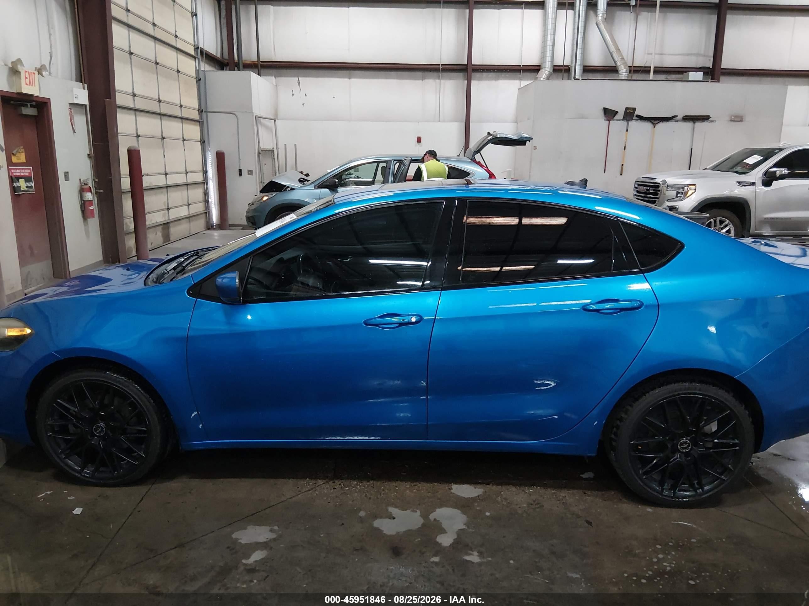 2015 Dodge Dart Gt Blue vin: 1C3CDFEB6FD368980
