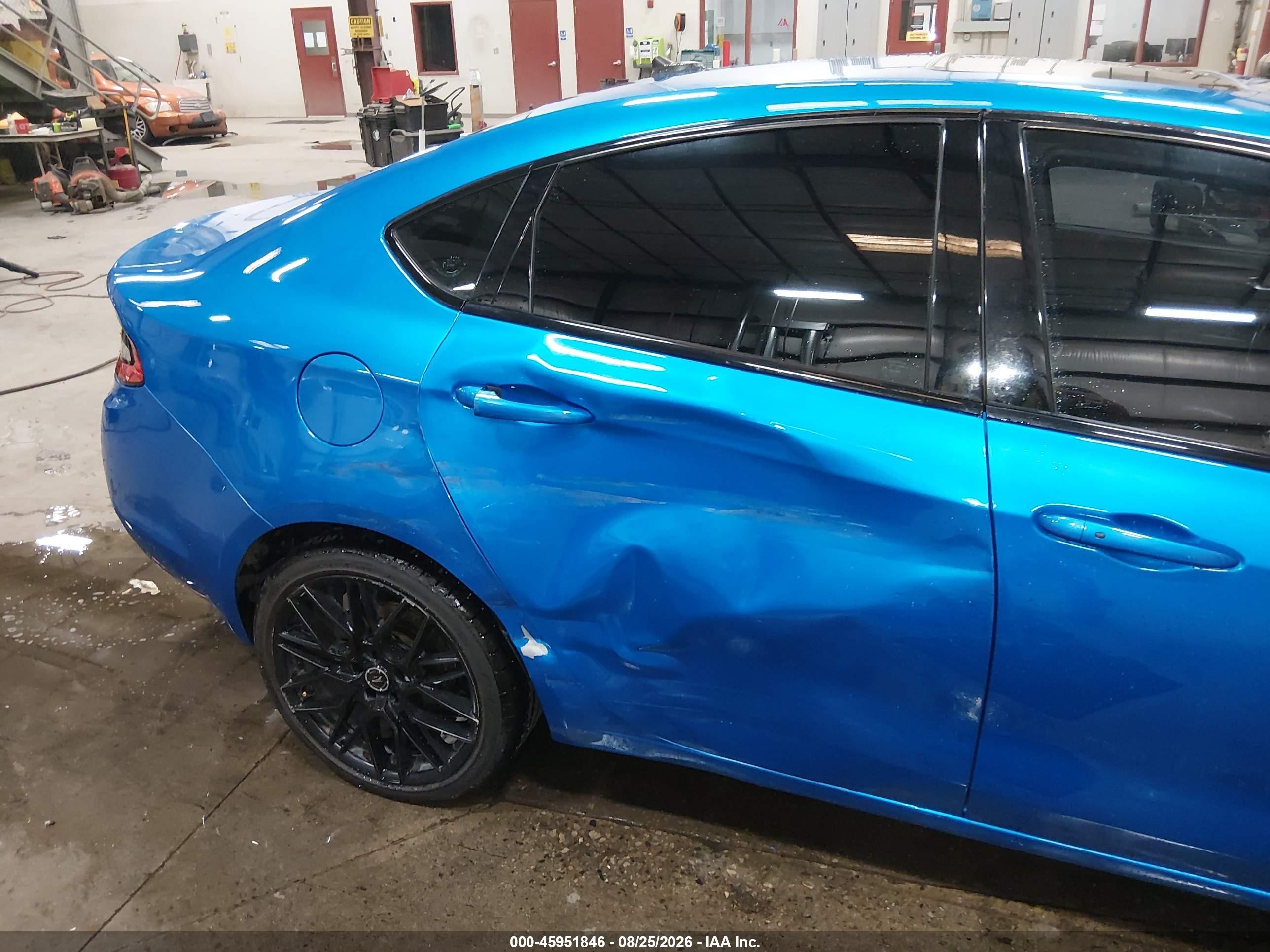 2015 Dodge Dart Gt Blue vin: 1C3CDFEB6FD368980