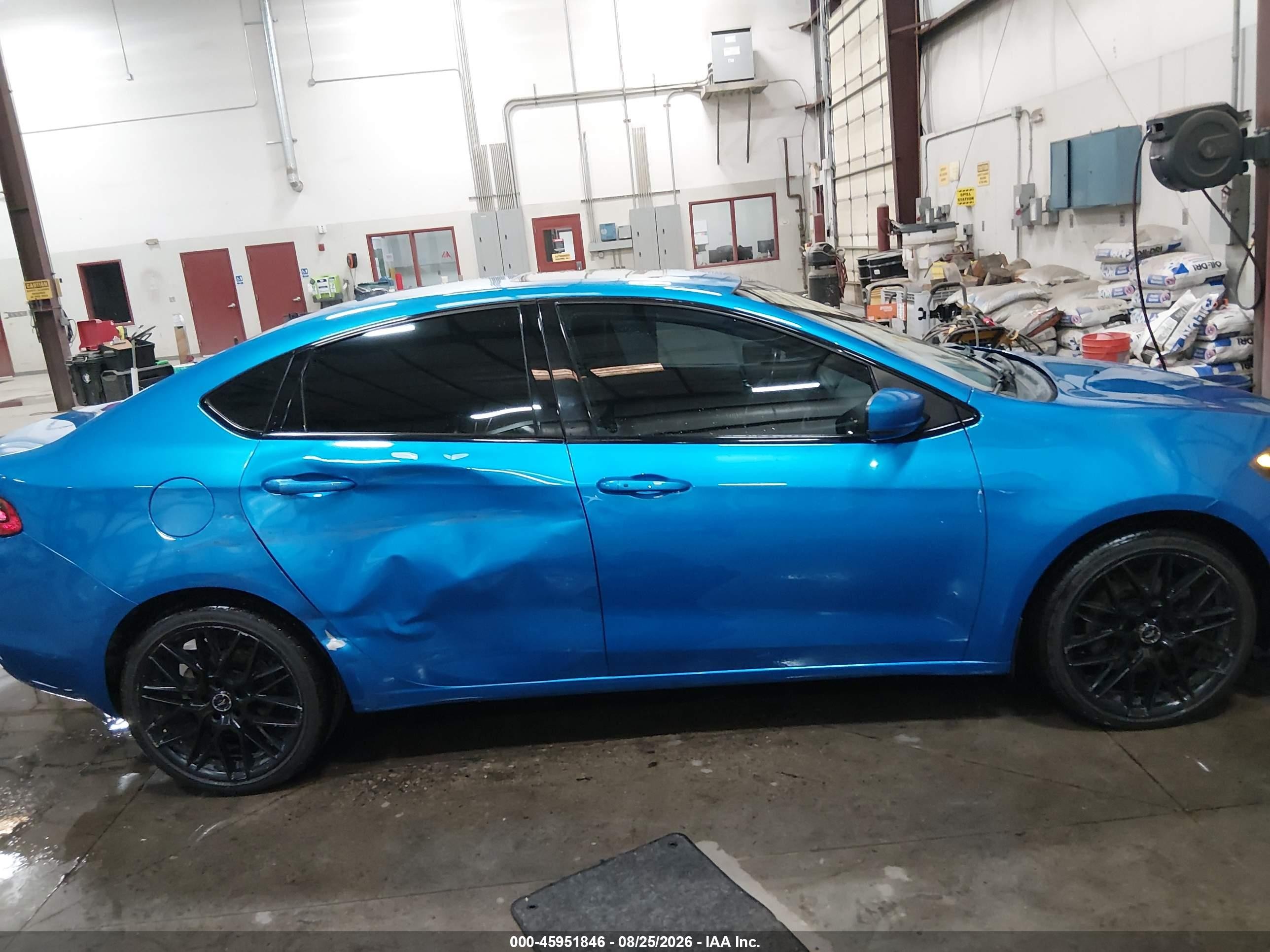 2015 Dodge Dart Gt Blue vin: 1C3CDFEB6FD368980