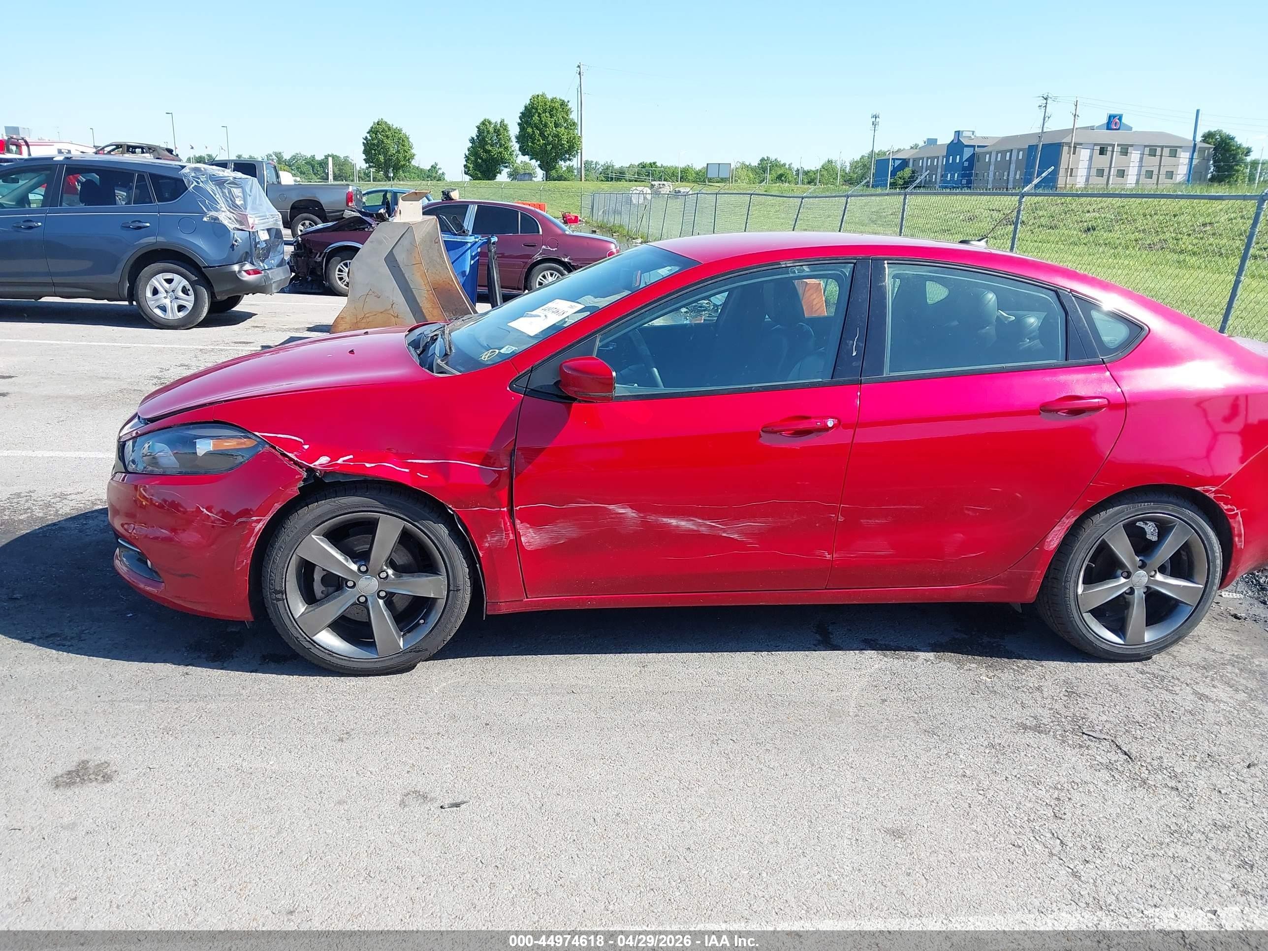 2016 Dodge Dart Gt Red vin: 1C3CDFEB6GD539020