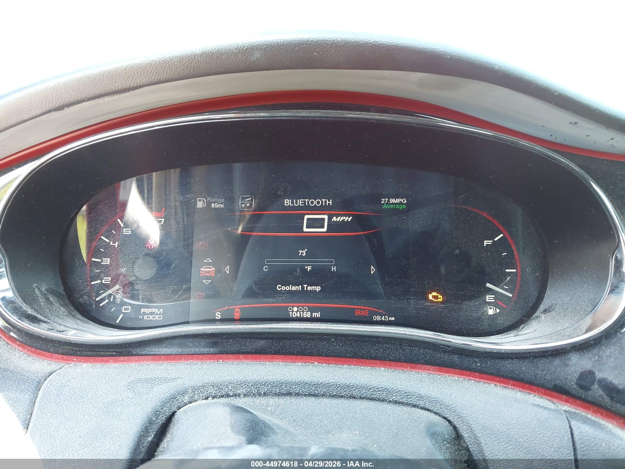 2016 Dodge Dart Gt Red vin: 1C3CDFEB6GD539020