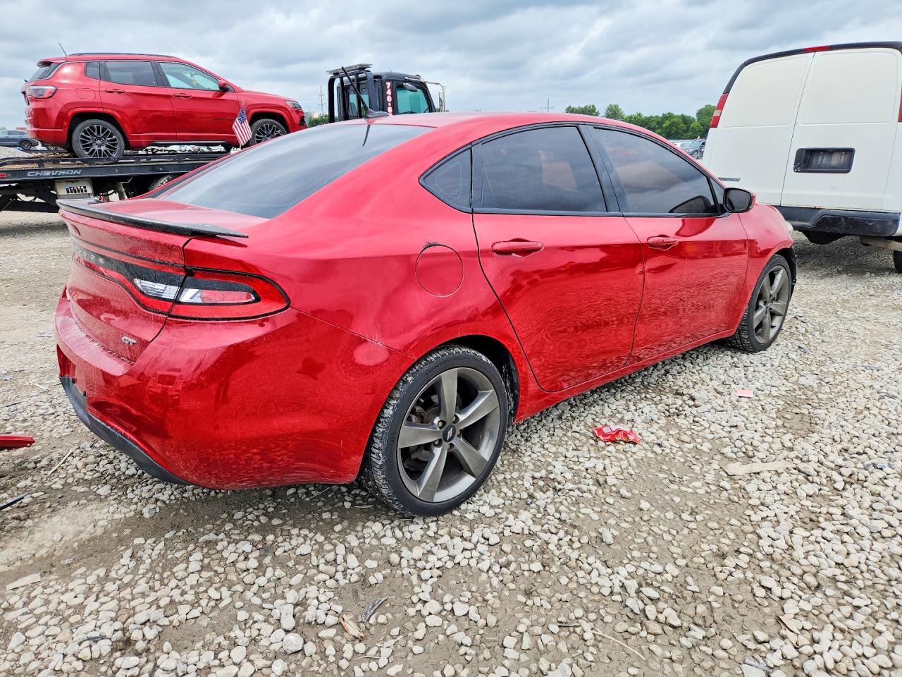 2014 Dodge Dart Gt Red vin: 1C3CDFEB7ED745251