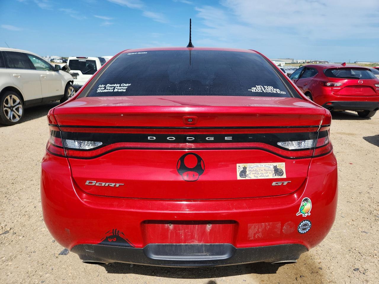 2015 Dodge Dart Gt Red vin: 1C3CDFEB7FD252185