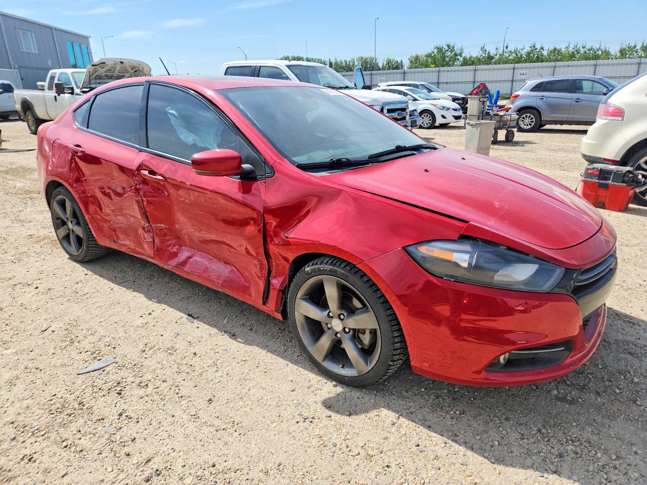 2015 Dodge Dart Gt Red vin: 1C3CDFEB7FD252185
