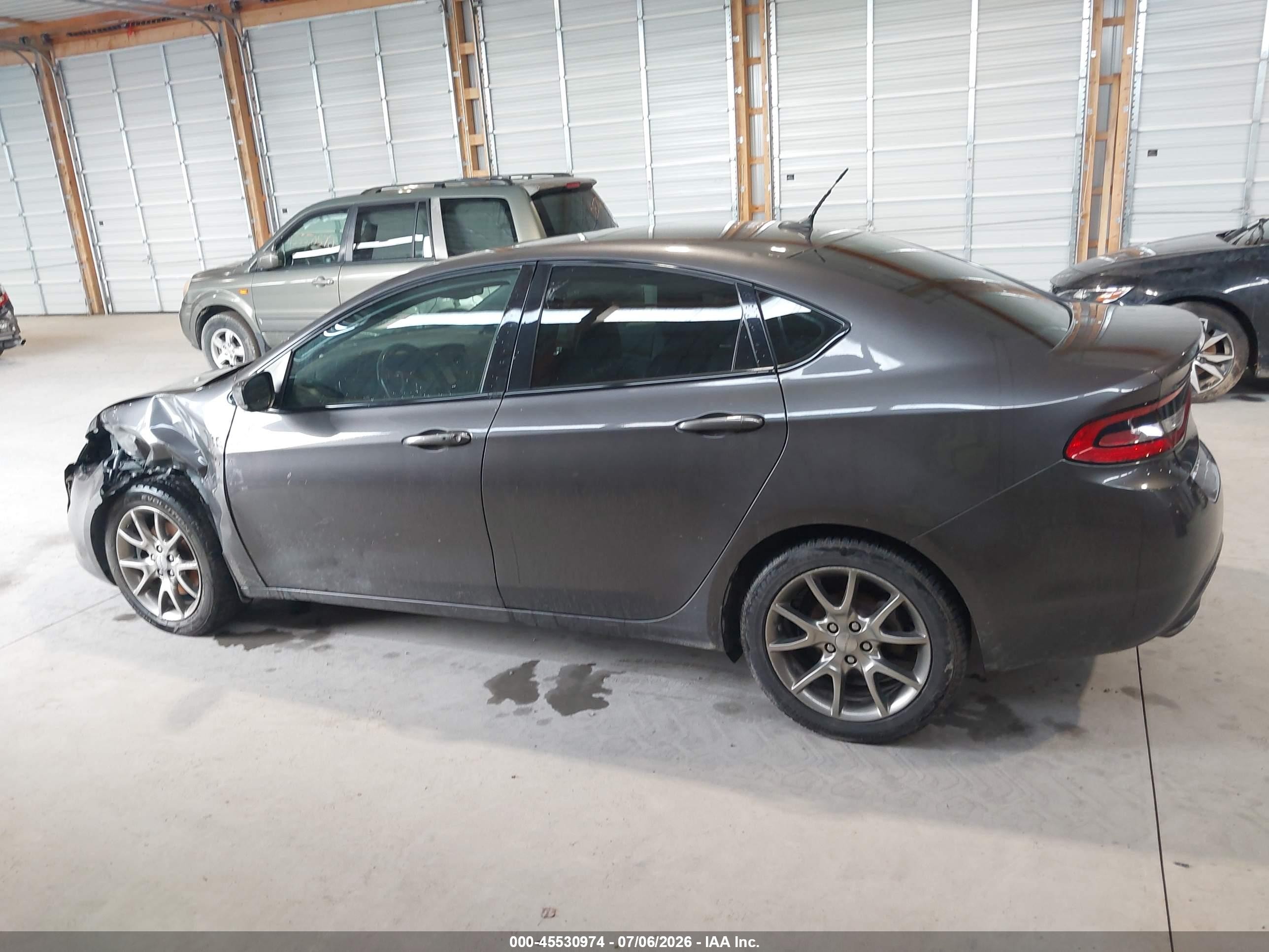 2015 Dodge Dart Gt Gray vin: 1C3CDFEB7FD266250