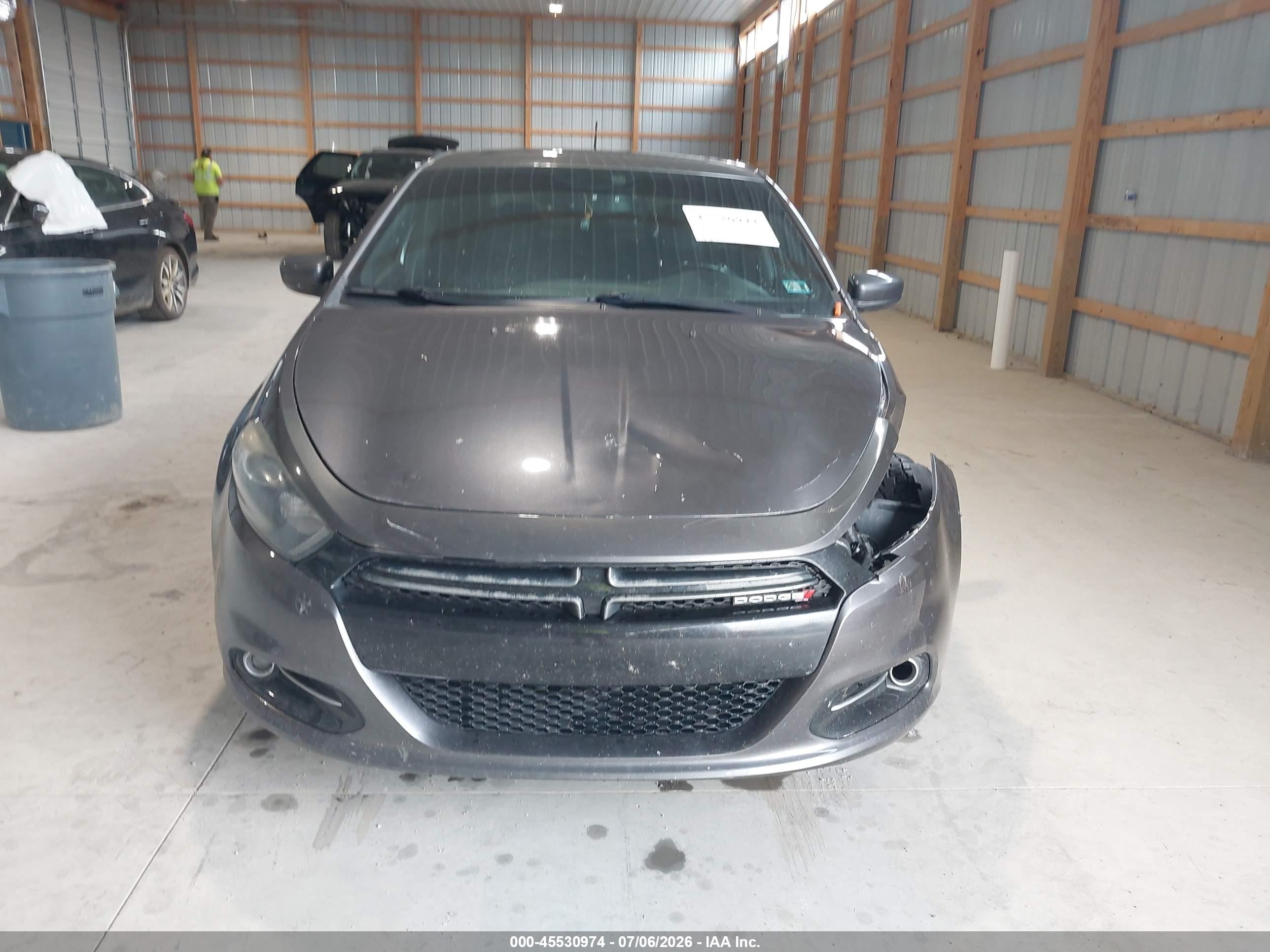 2015 Dodge Dart Gt Gray vin: 1C3CDFEB7FD266250