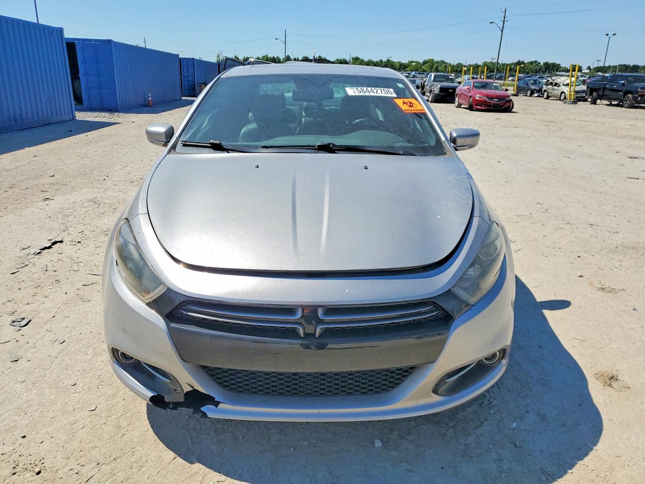 2014 Dodge Dart Gt Серебряный vin: 1C3CDFEB8ED767498