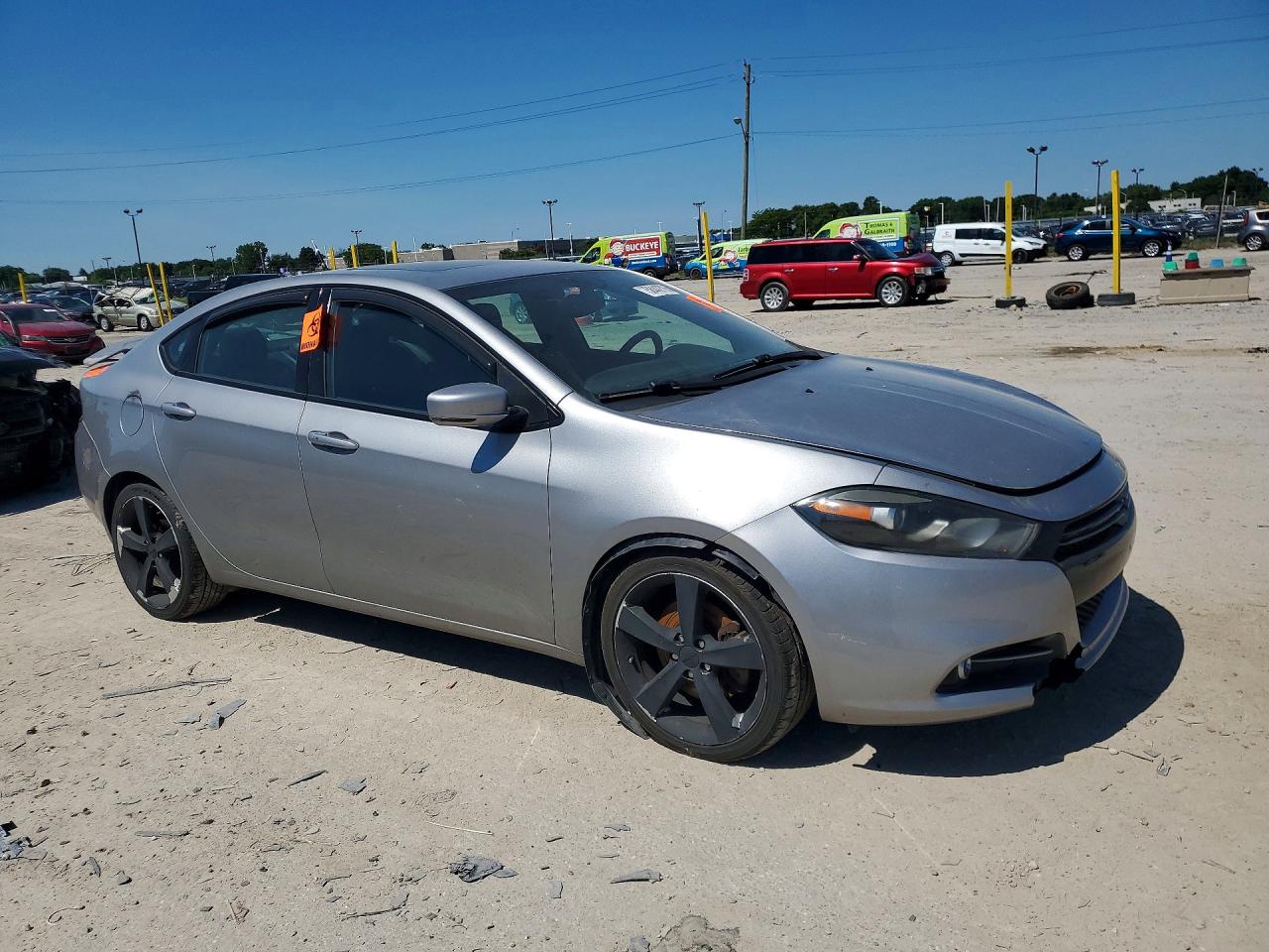 2014 Dodge Dart Gt Серебряный vin: 1C3CDFEB8ED767498
