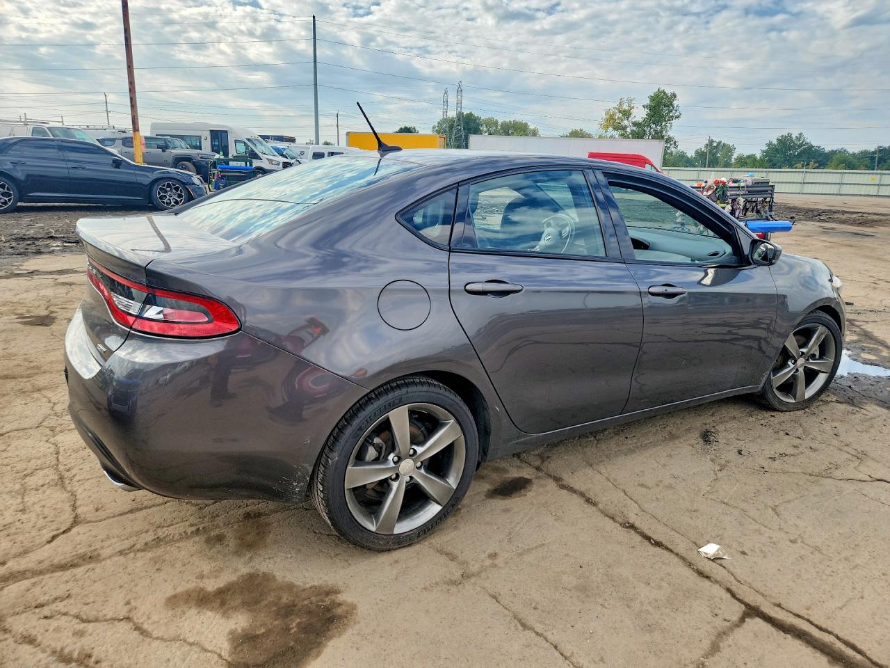 2014 Dodge Dart Gt Charcoal vin: 1C3CDFEB8ED866452