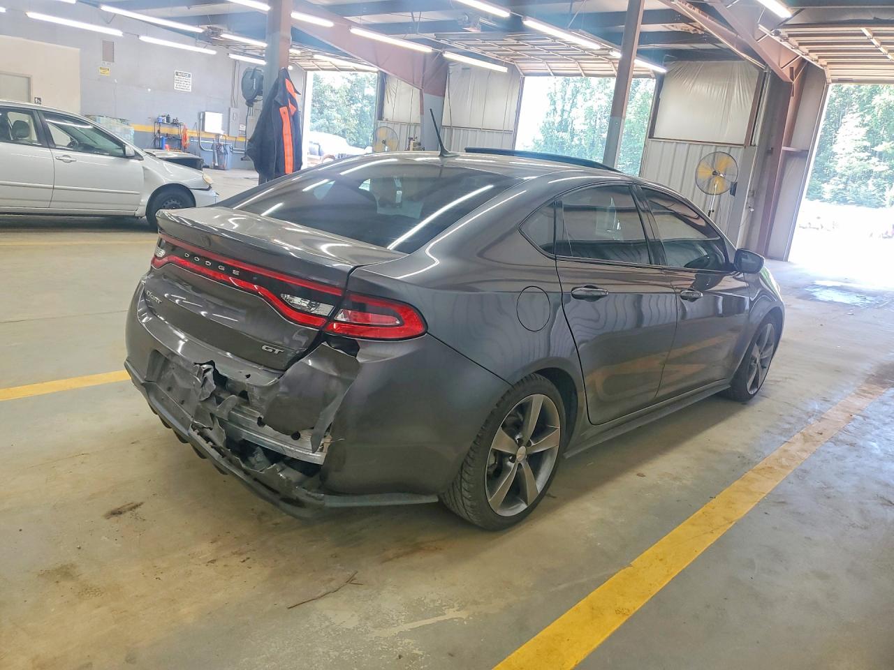 2014 Dodge Dart Gt Gray vin: 1C3CDFEB8ED867326