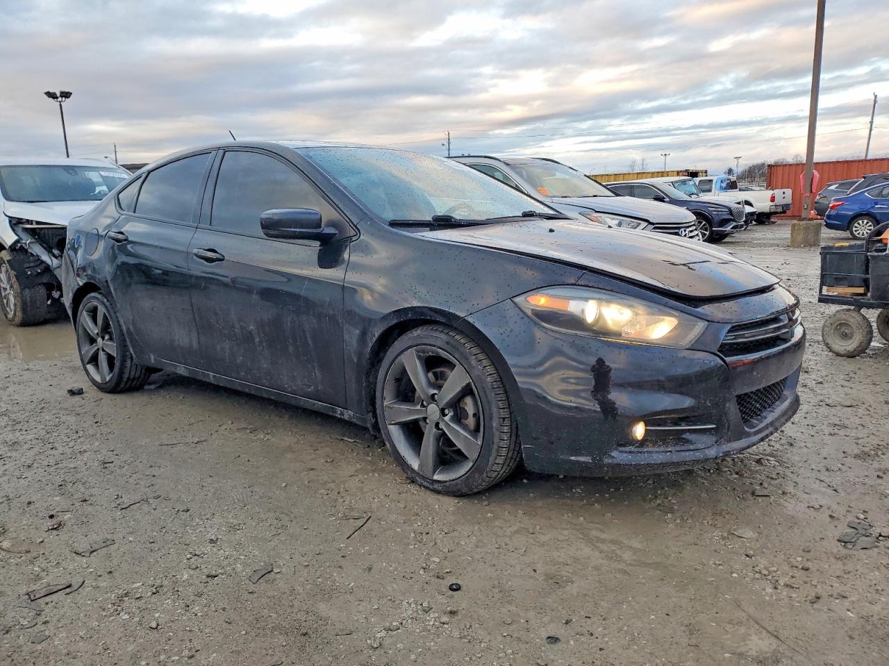 2014 Dodge Dart Gt Black vin: 1C3CDFEB8ED921174
