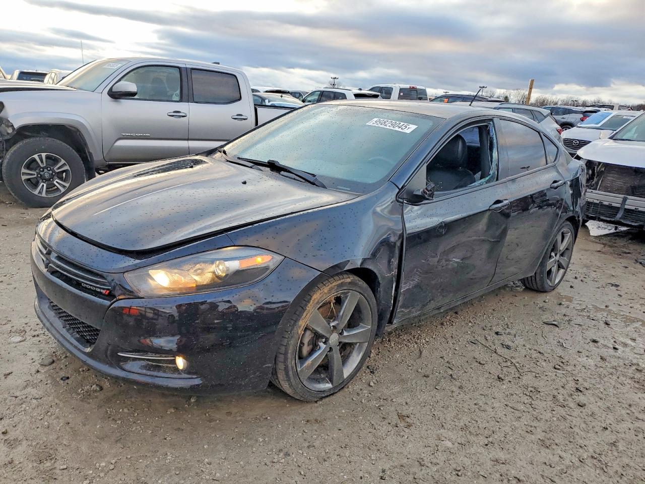 2014 Dodge Dart Gt Black vin: 1C3CDFEB8ED921174