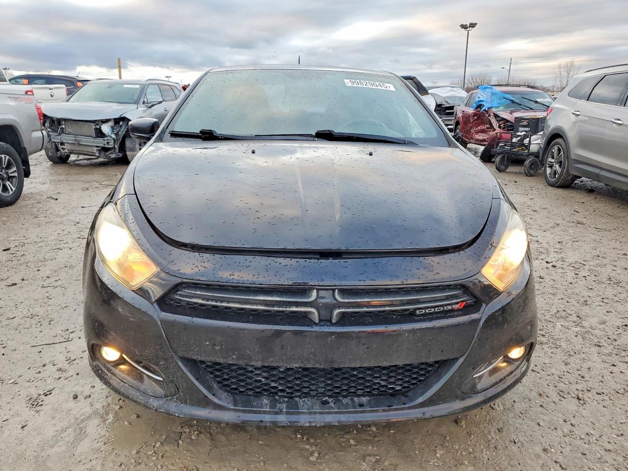 2014 Dodge Dart Gt Black vin: 1C3CDFEB8ED921174