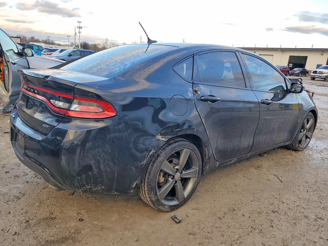 2014 Dodge Dart Gt Black vin: 1C3CDFEB8ED921174