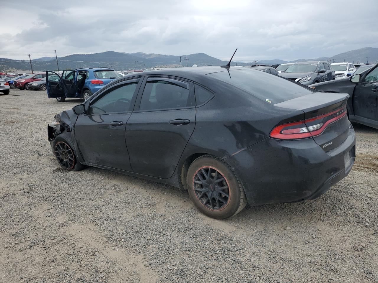 2015 Dodge Dart Gt Black vin: 1C3CDFEB8FD224718