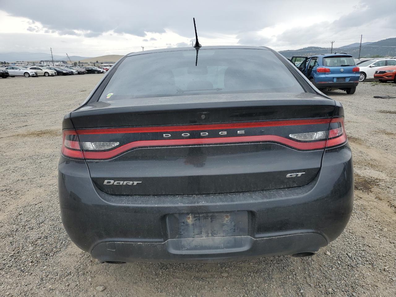 2015 Dodge Dart Gt Black vin: 1C3CDFEB8FD224718