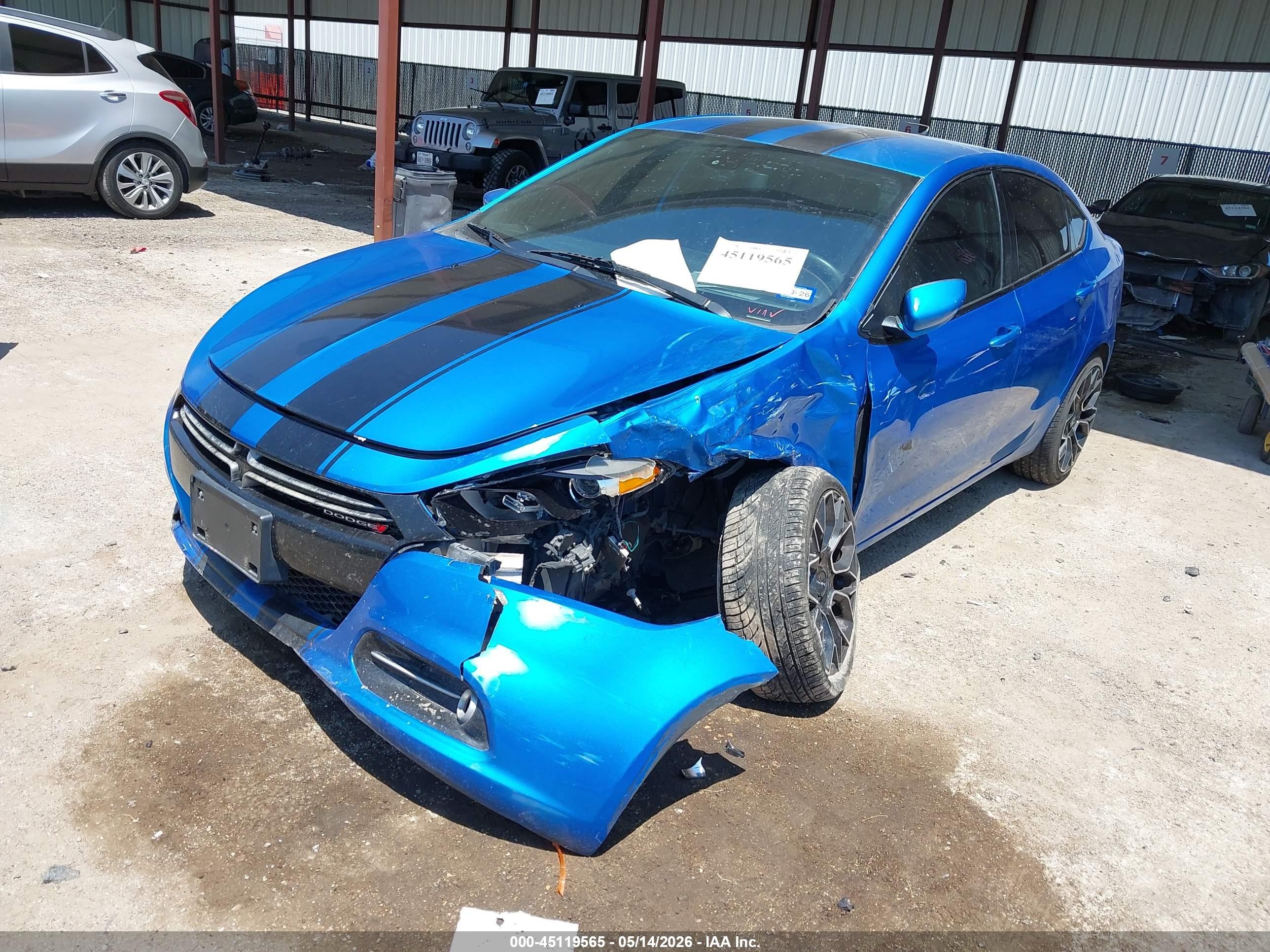 2015 Dodge Dart Gt vin: 1C3CDFEB8FD299466