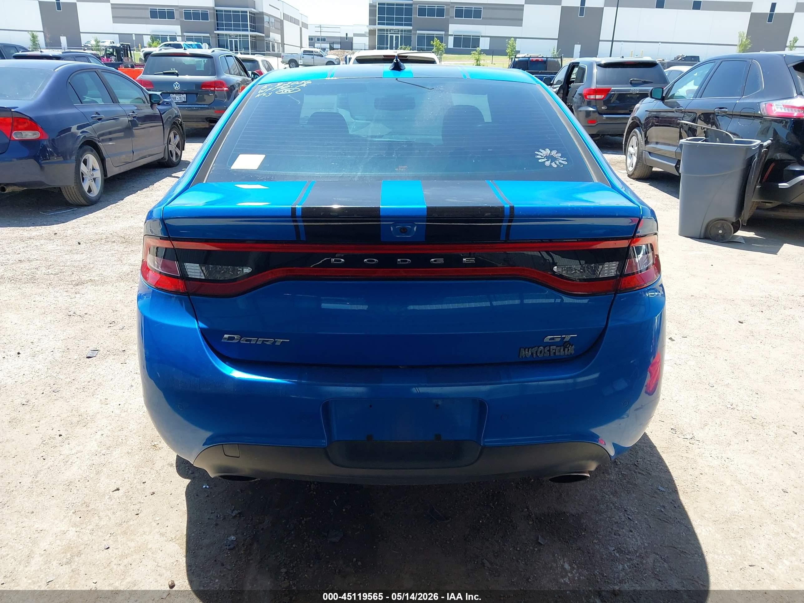 2015 Dodge Dart Gt vin: 1C3CDFEB8FD299466