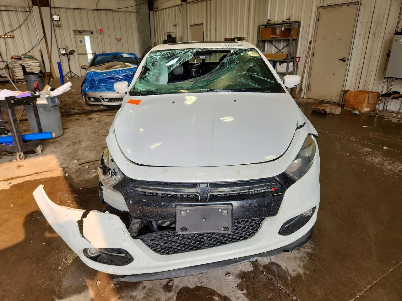 2015 Dodge Dart Gt White vin: 1C3CDFEB8FD406791